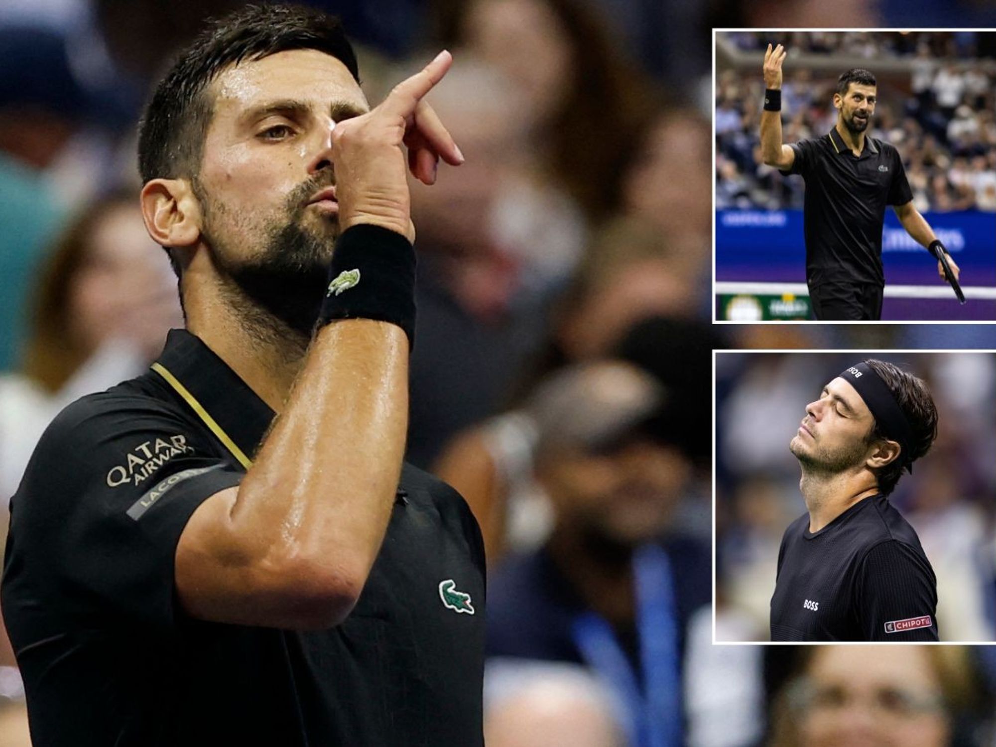 Novak Djokovic explains clashing with US Open crowd after beating Taylor Fritz to reach semi-finals