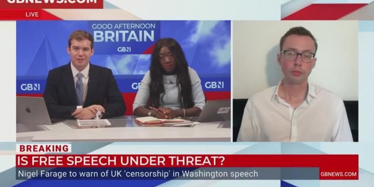 NextImg:WATCH: Tom Slater says UK free speech laws are going in the 'complete wrong direction'