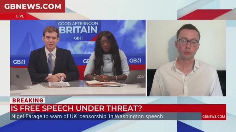 WATCH: Tom Slater says UK free speech laws are going in the 'complete wrong direction'