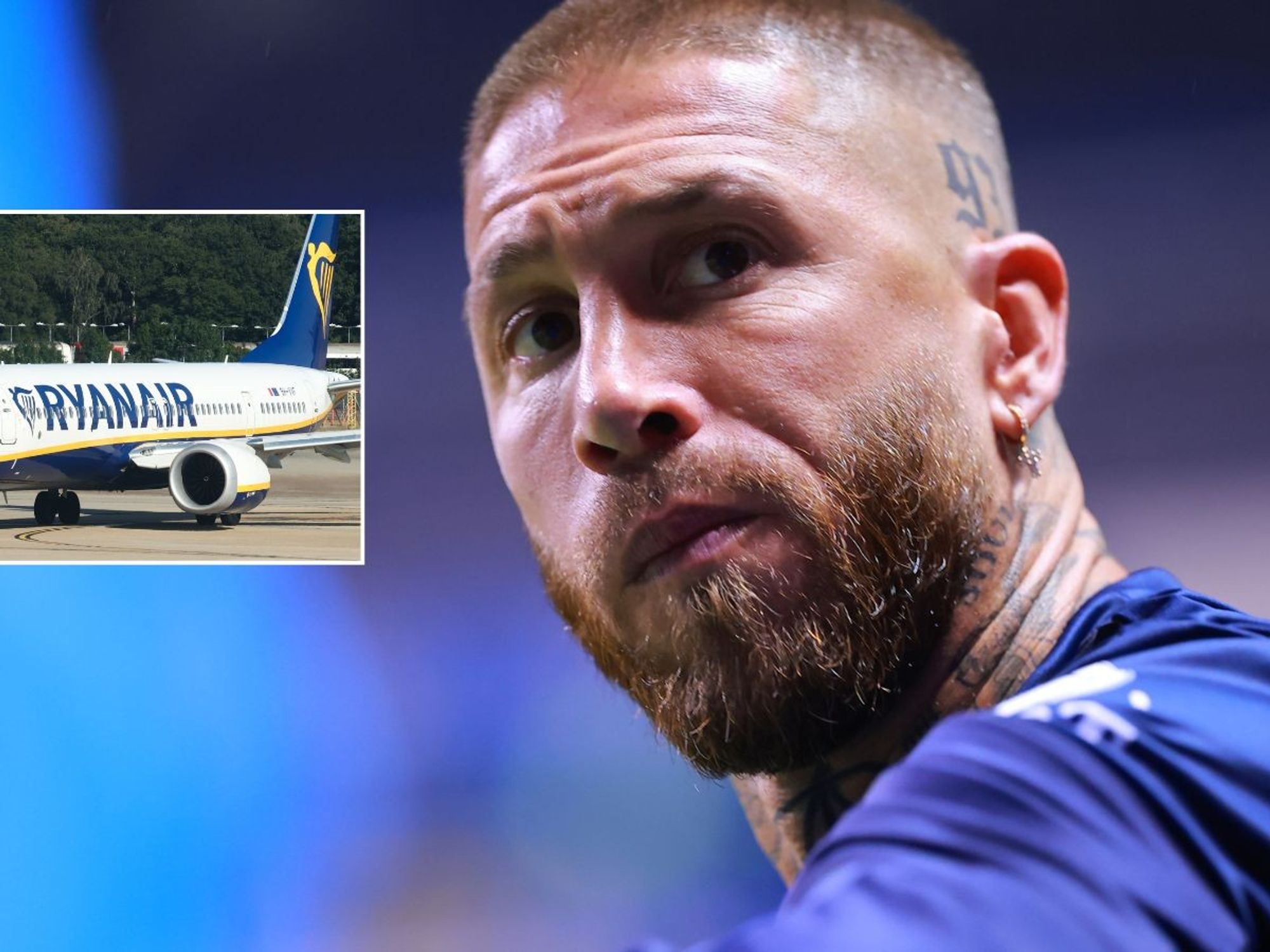 Sergio Ramos, 39, hits back at Ryanair after Real Madrid and Spain legend was brutally mocked