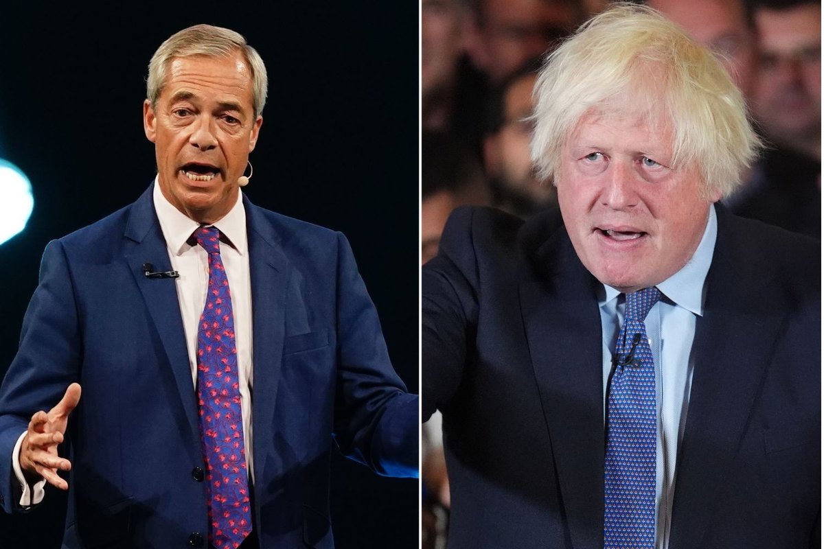Nigel Farage urged to work with Boris Johnson to crush Keir Starmer just hours after Reform insiders wrote off ex-PM