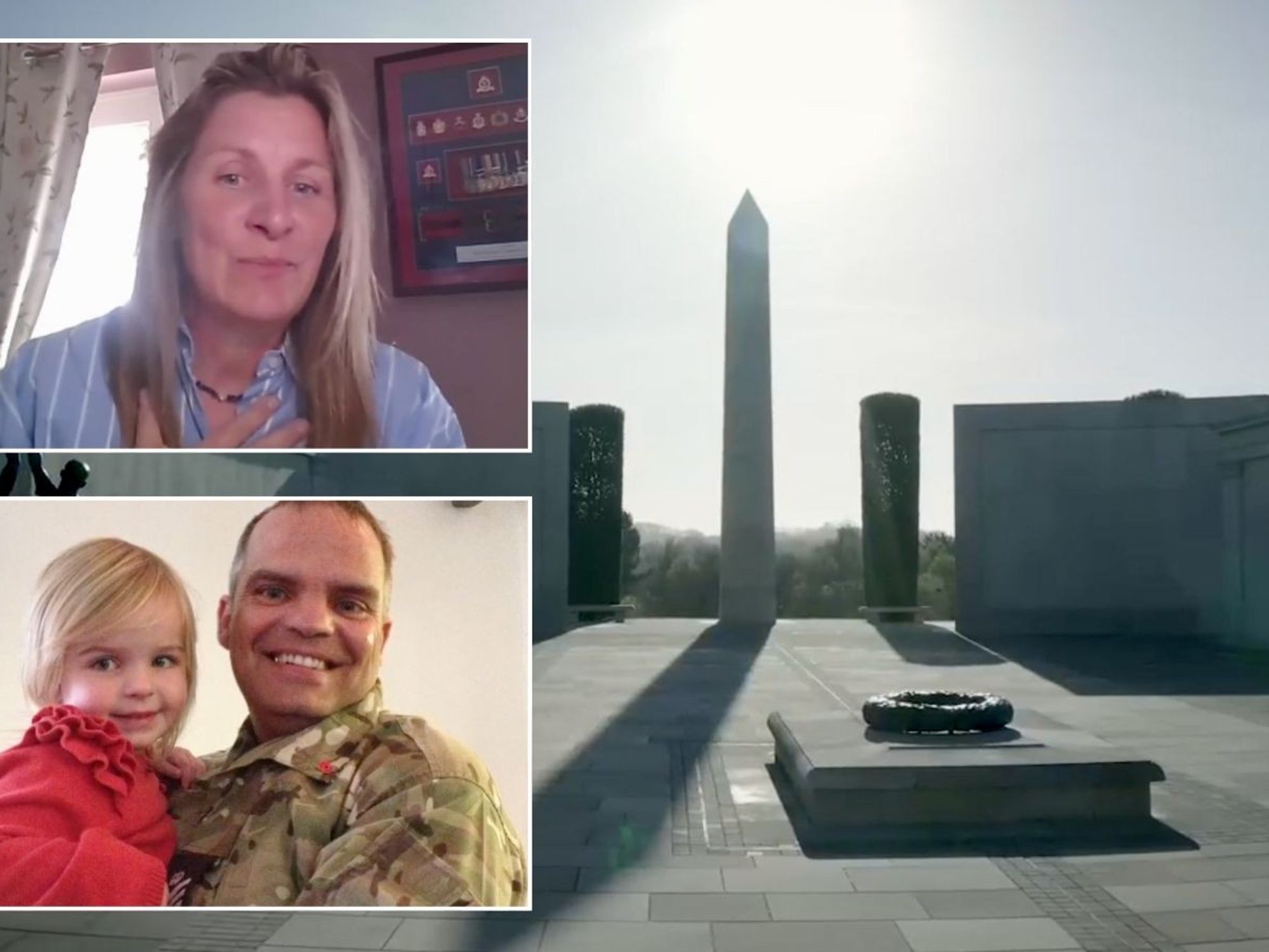 Widow of British troop shares pride as husband's name is carved into memorial wall: 'I know how m...