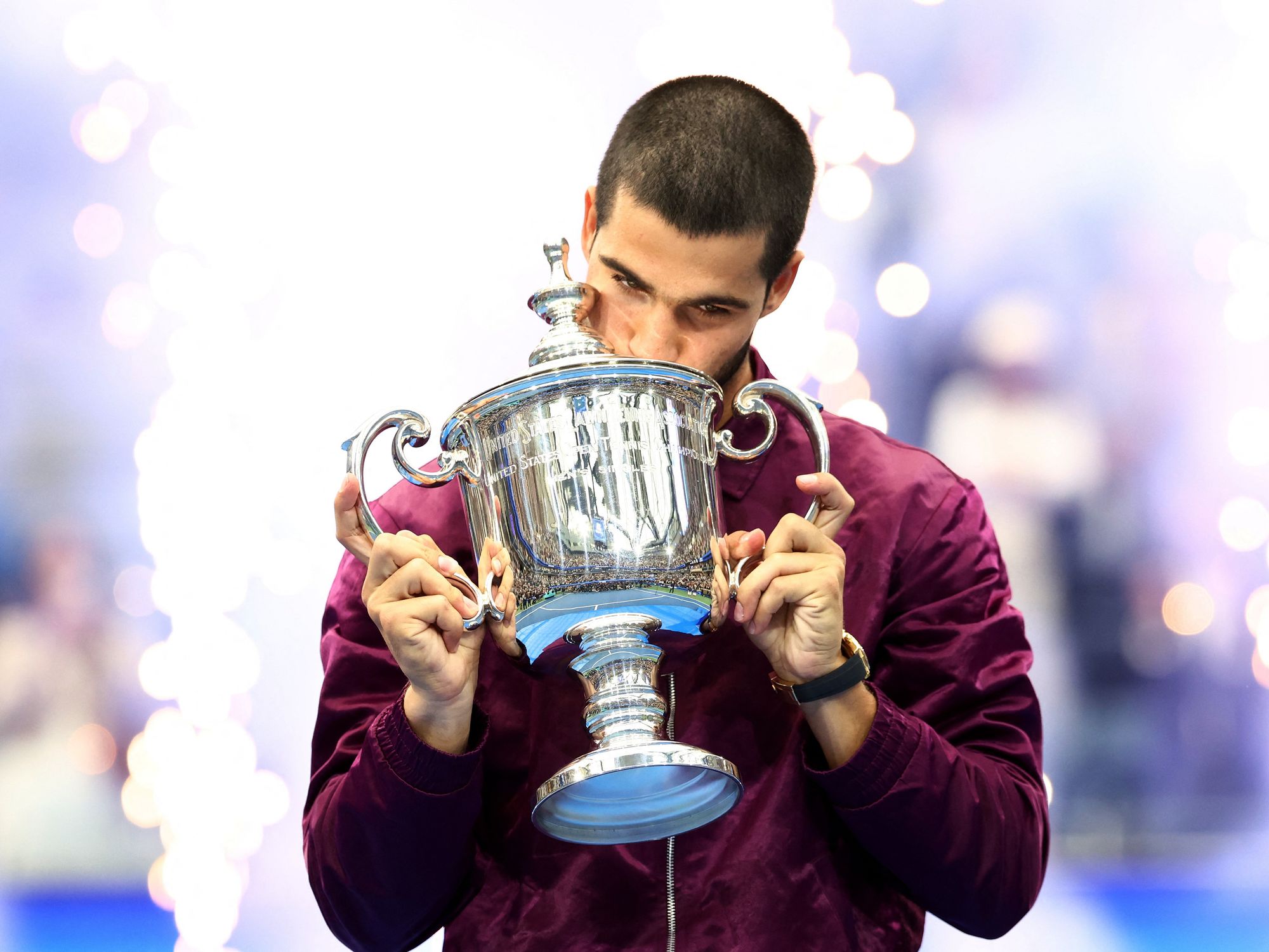 Carlos Alcaraz amuses US Open crowd with Jannik Sinner joke after dominant Grand Slam triumph