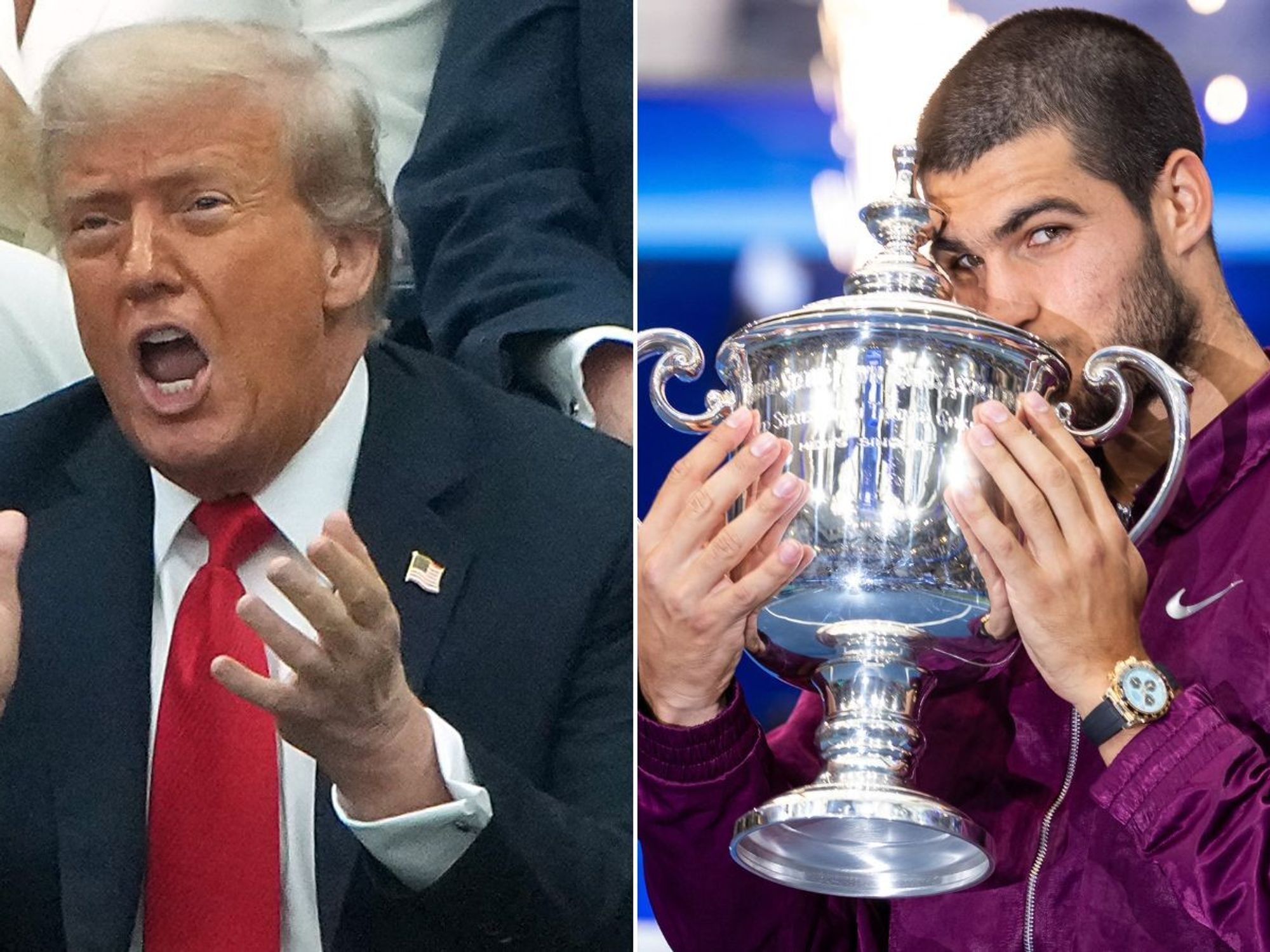 Donald Trump accused of being 'jealous' with behaviour called out after Carlos Alcaraz wins US Open