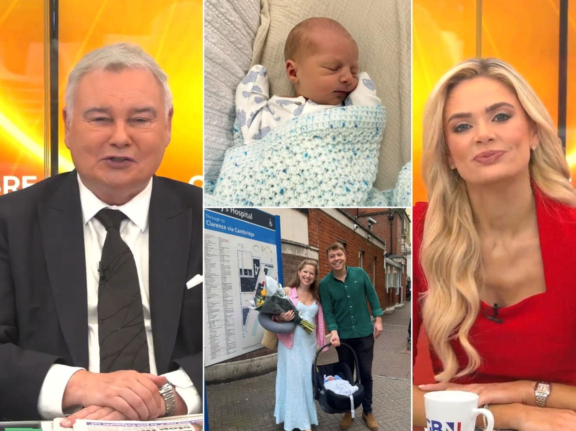 'We are all so happy for you!' Eamonn Holmes and Ellie Costello send love to GB News hosts after ...