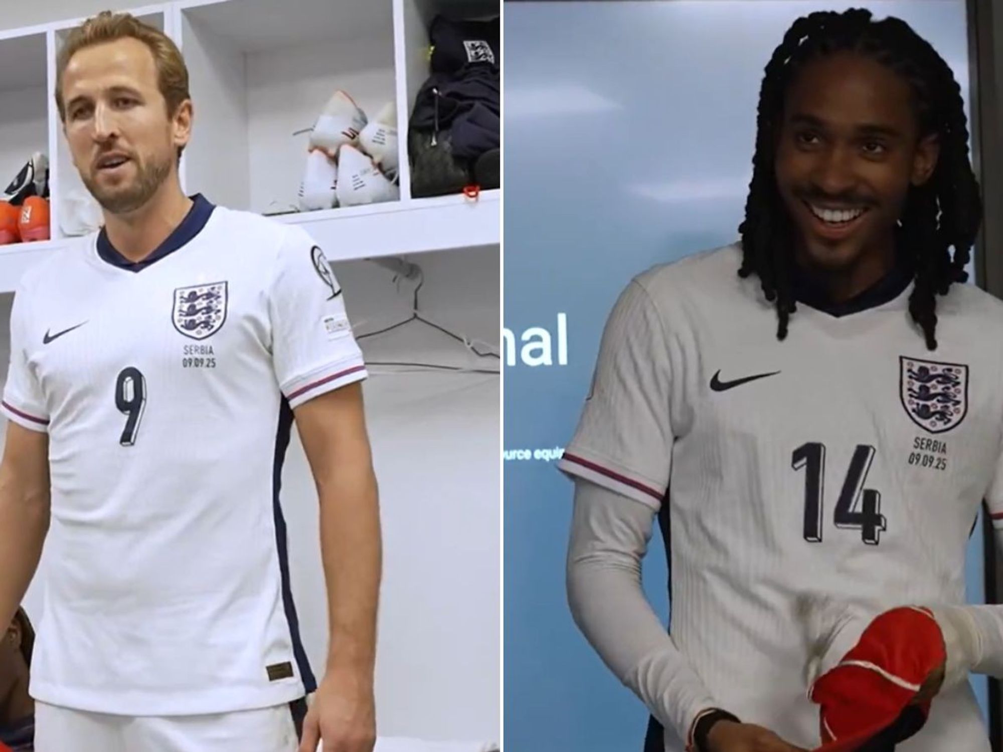 Harry Kane fights back tears in speech about England's first Muslim player after Serbia win