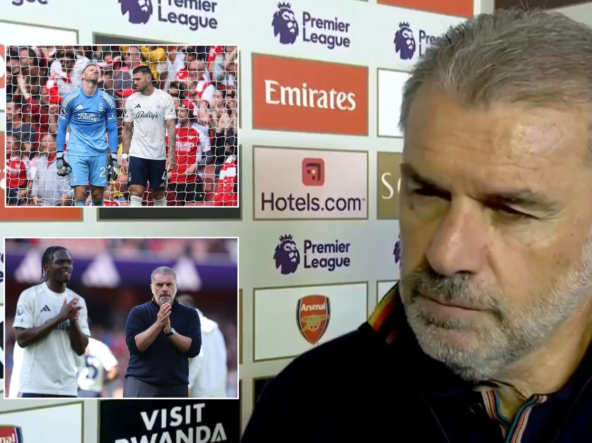 Ange Postecoglou bemoans 'disruptive week' after Arsenal defeat Nottingham Forest
