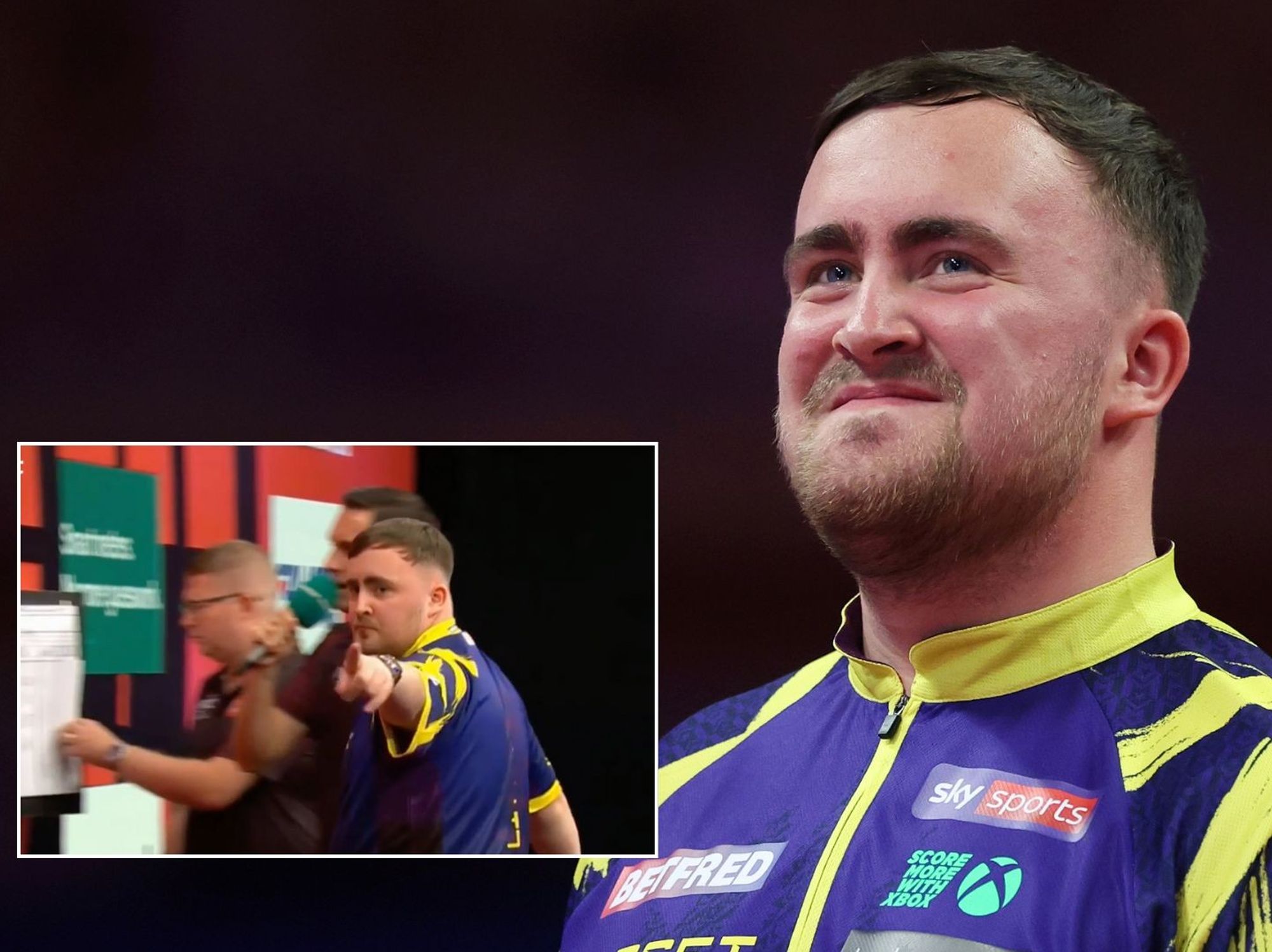 Luke Littler kicks off World Series of Darts campaign with narrow victory
