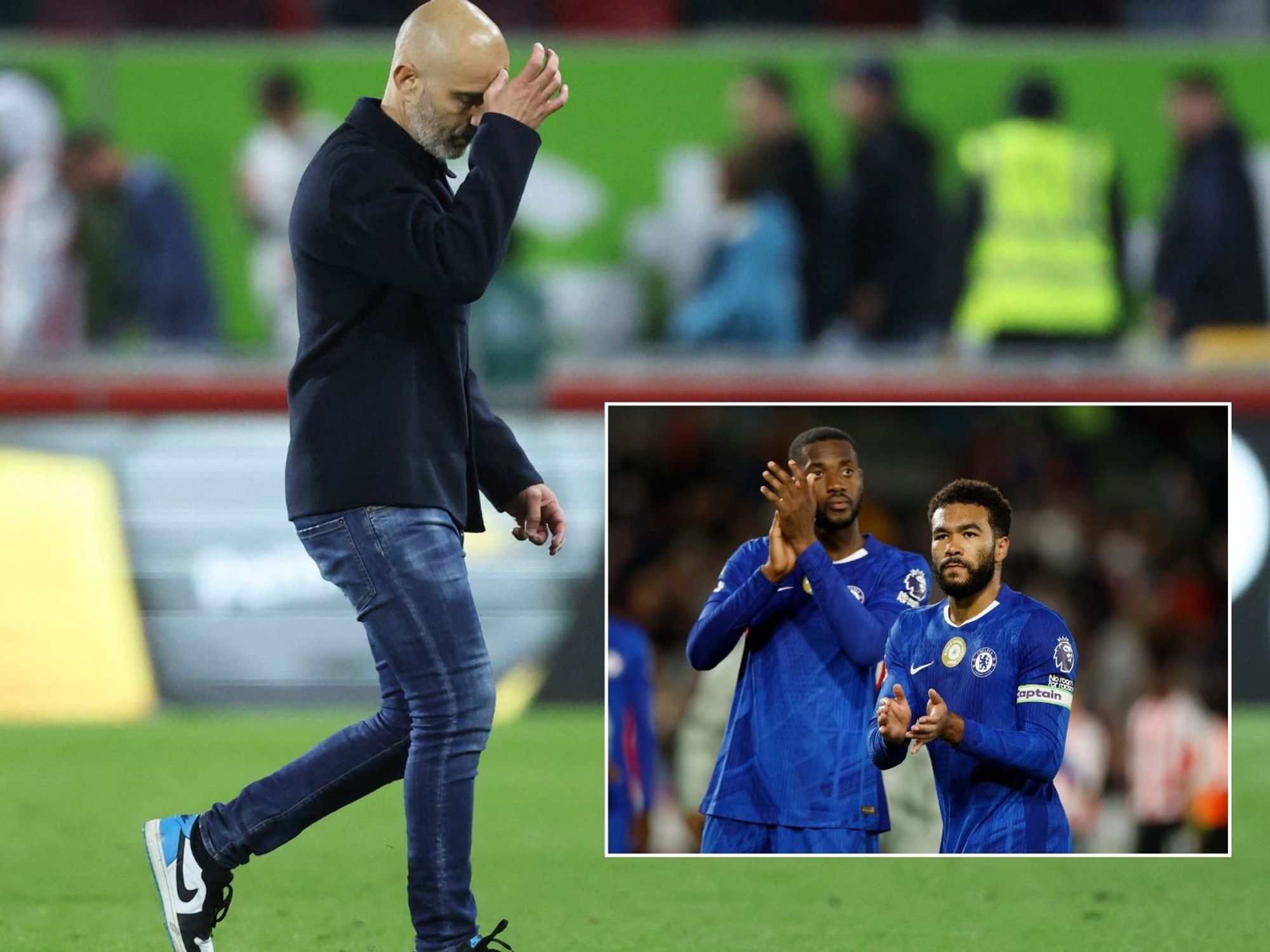 Enzo Maresca rues defensive mistakes after late Fabio Carvalho equaliser at Brentford