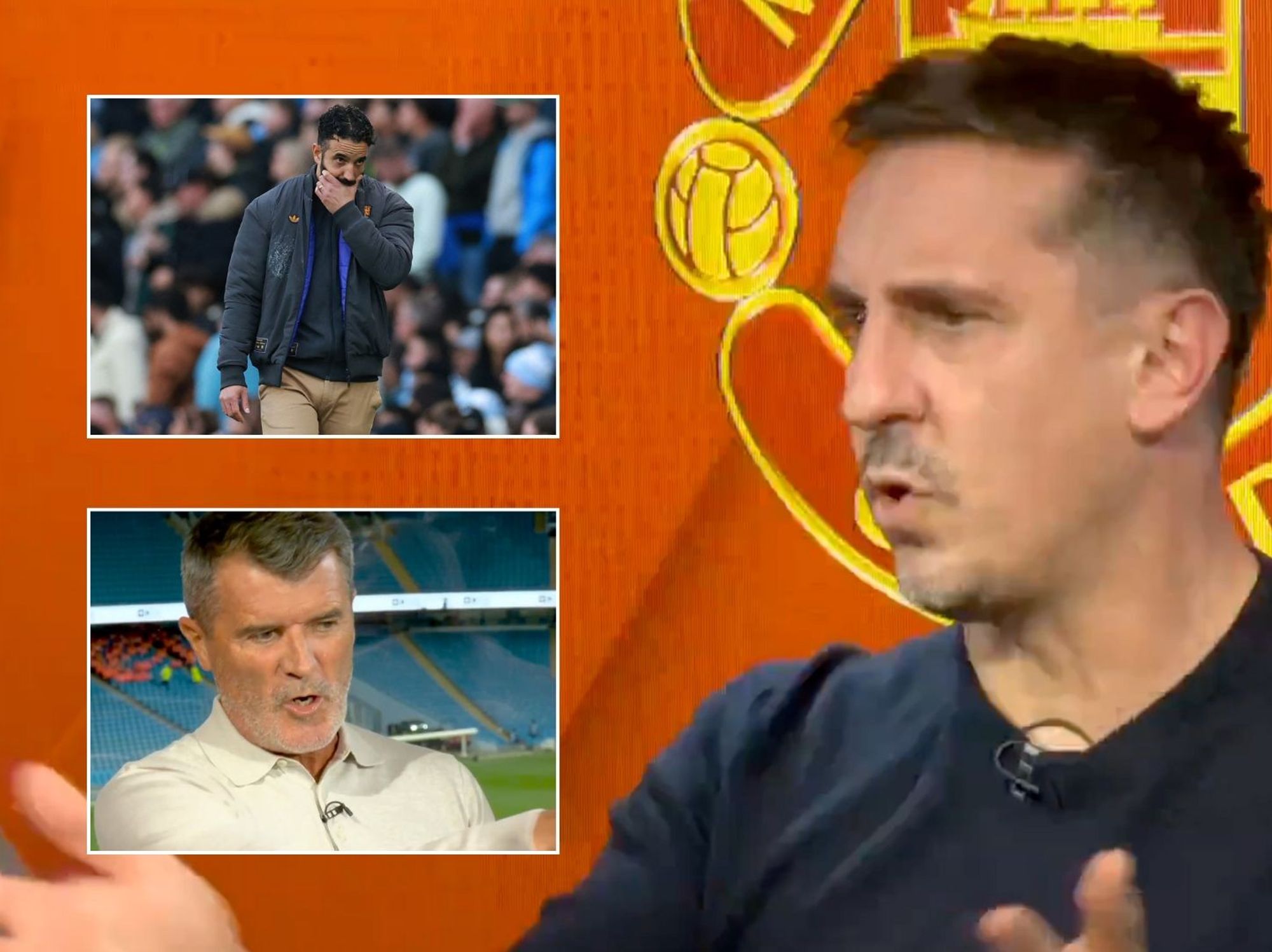 ‘Worried’ Gary Neville warns Man Utd are ‘in trouble’ after Man City defeat