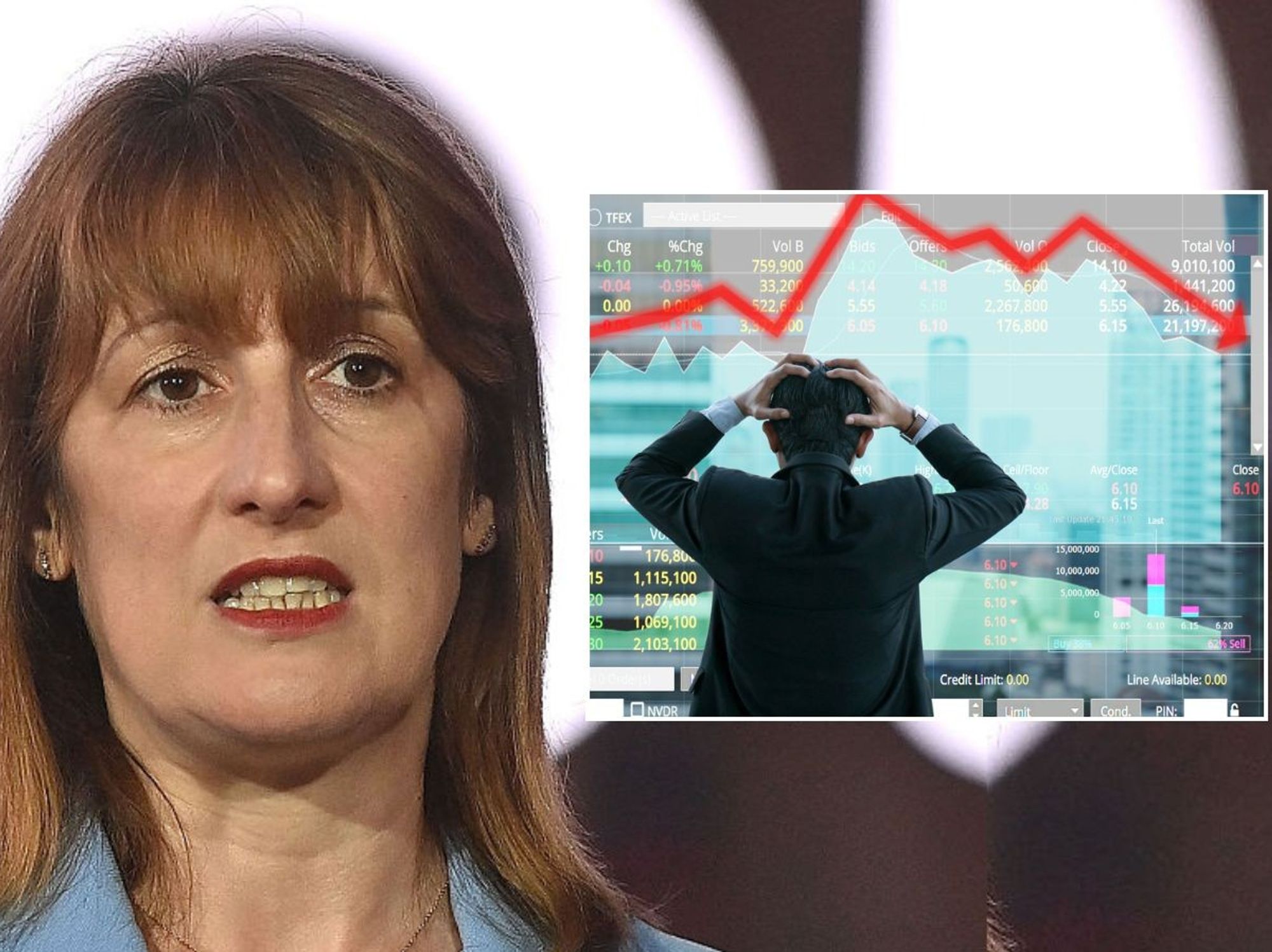 Rachel Reeves warned 'urgent action needed' as UK on the brink of financial crisis