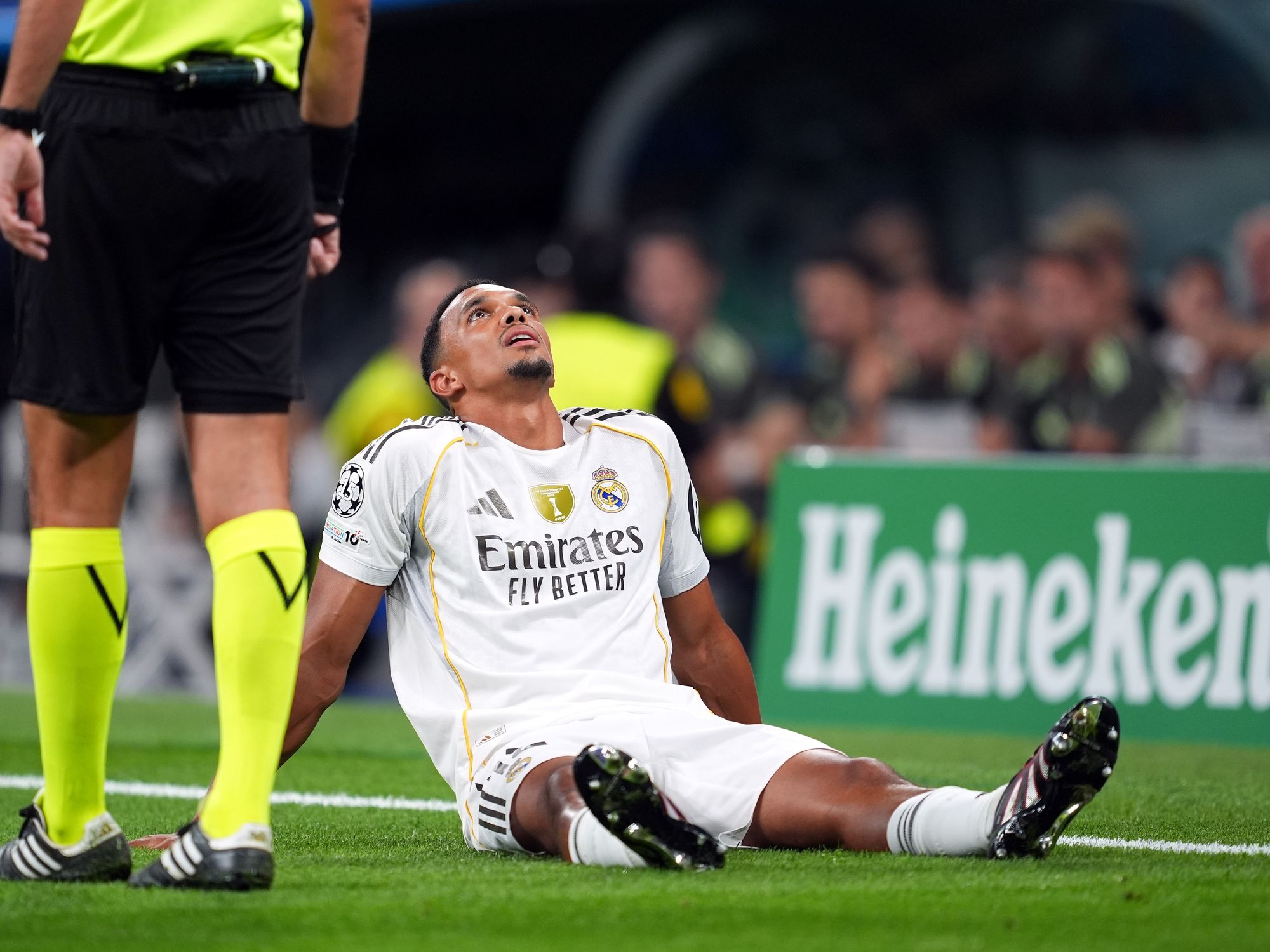 Trent Alexander-Arnold subbed off on Real Madrid Champions League debut after THREE minutes