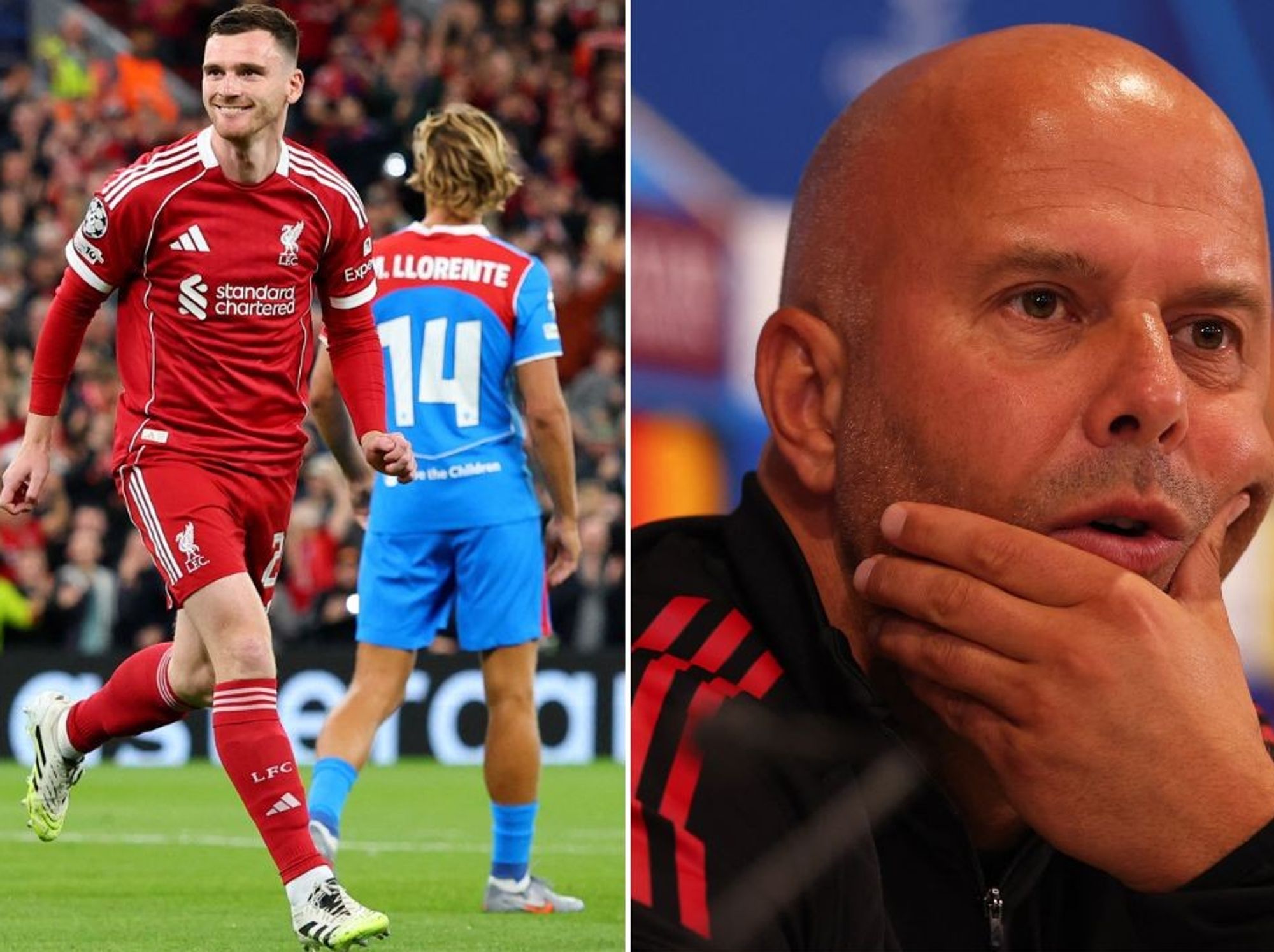 Arne Slot and Andy Robertson in total agreement over major Liverpool problem after dramatic Atletico win
