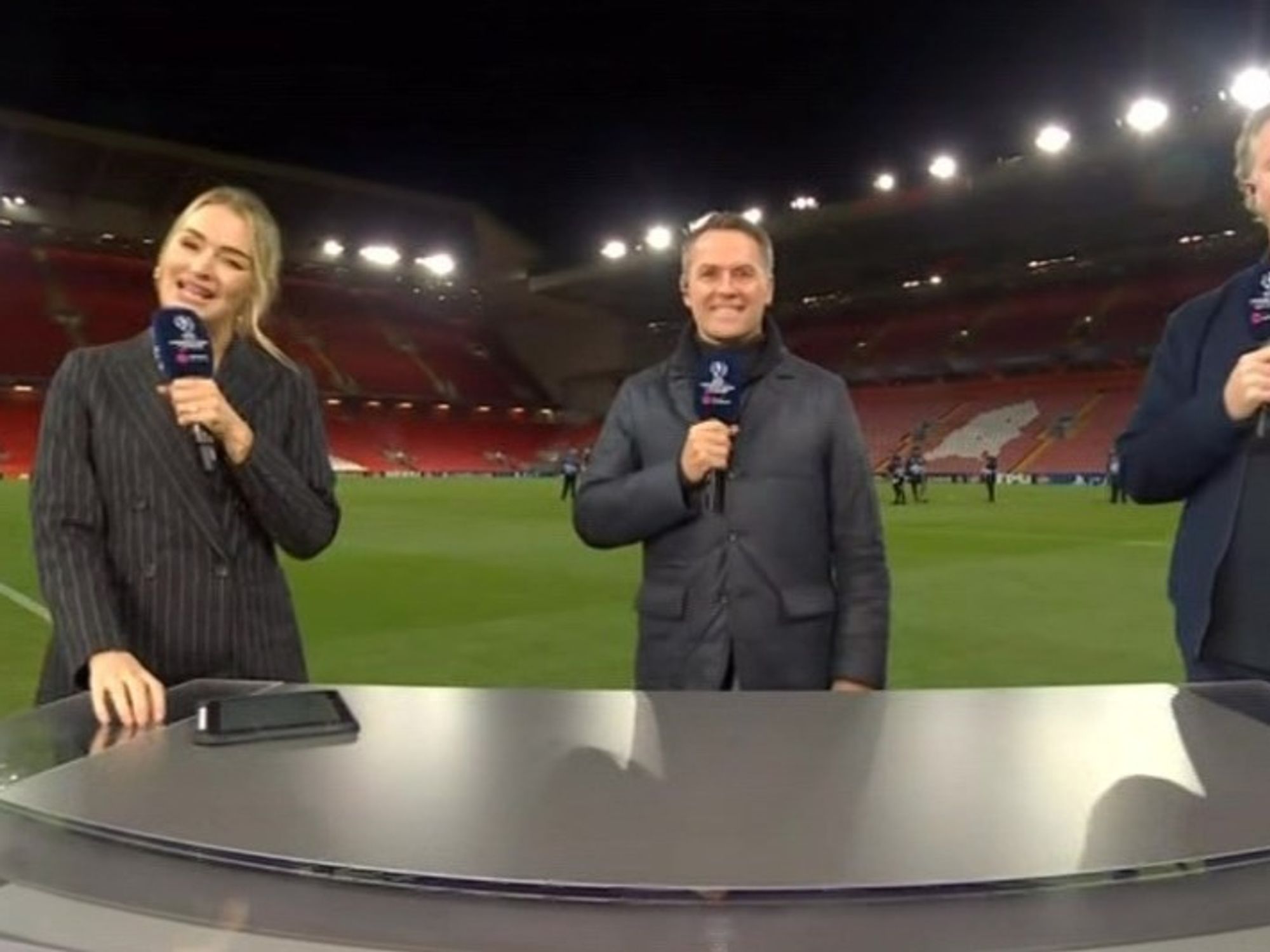 Laura Woods amuses football fans after making blunder following Liverpool win over Atletico Madrid