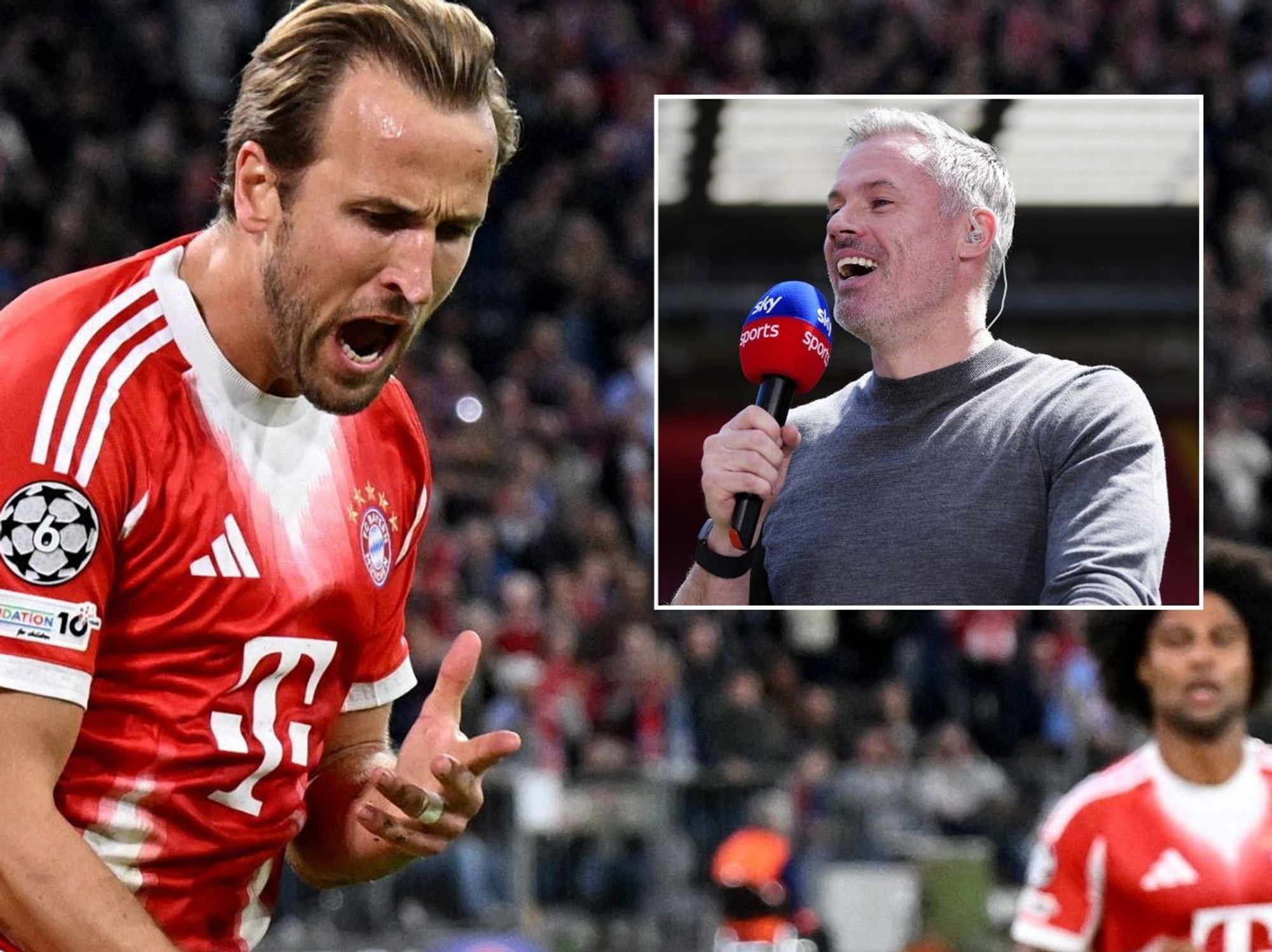 Jamie Carragher pays Harry Kane ultimate compliments after Bayern Munich beat Chelsea in Champions League