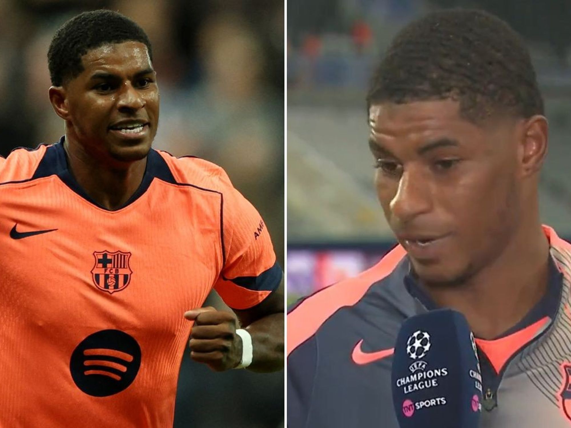 Marcus Rashford sends pointed message to Man Utd after masterful Barcelona performance in Champio...