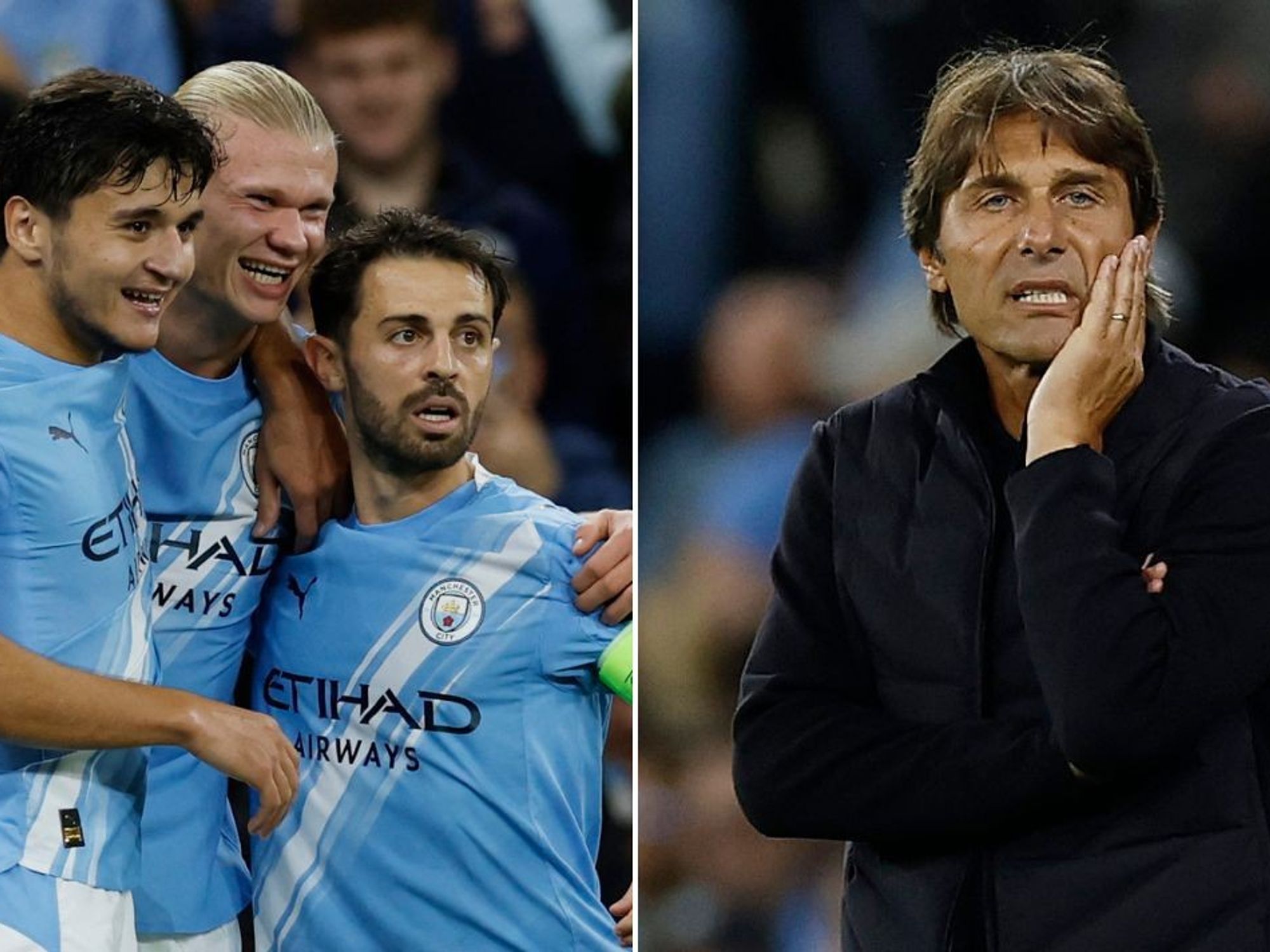 Erling Haaland smashes Champions League record as Antonio Conte apologises to Napoli star
