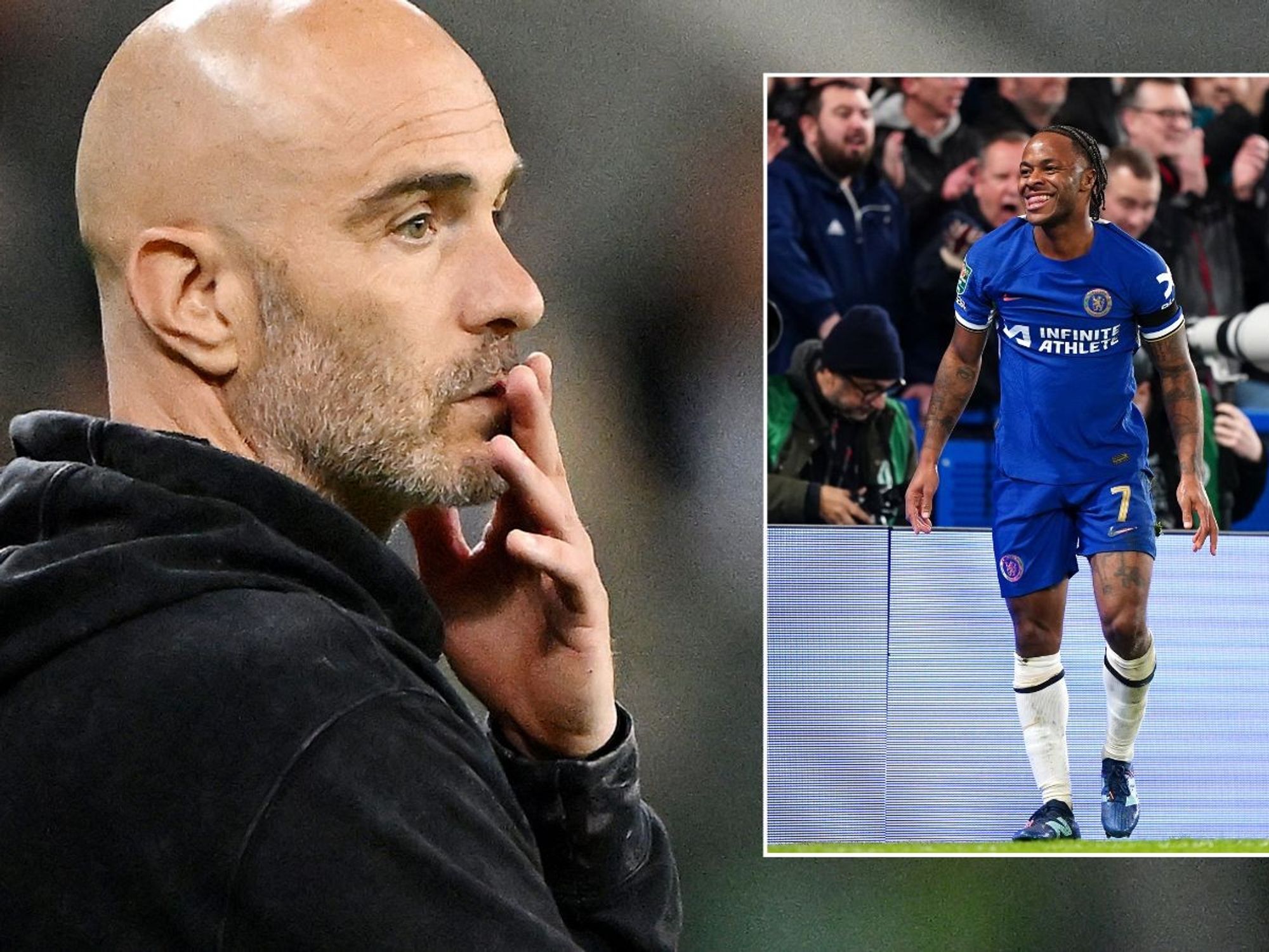 Chelsea boss Enzo Maresca sends brutally harsh message to Raheem Sterling ahead of Man Utd clash