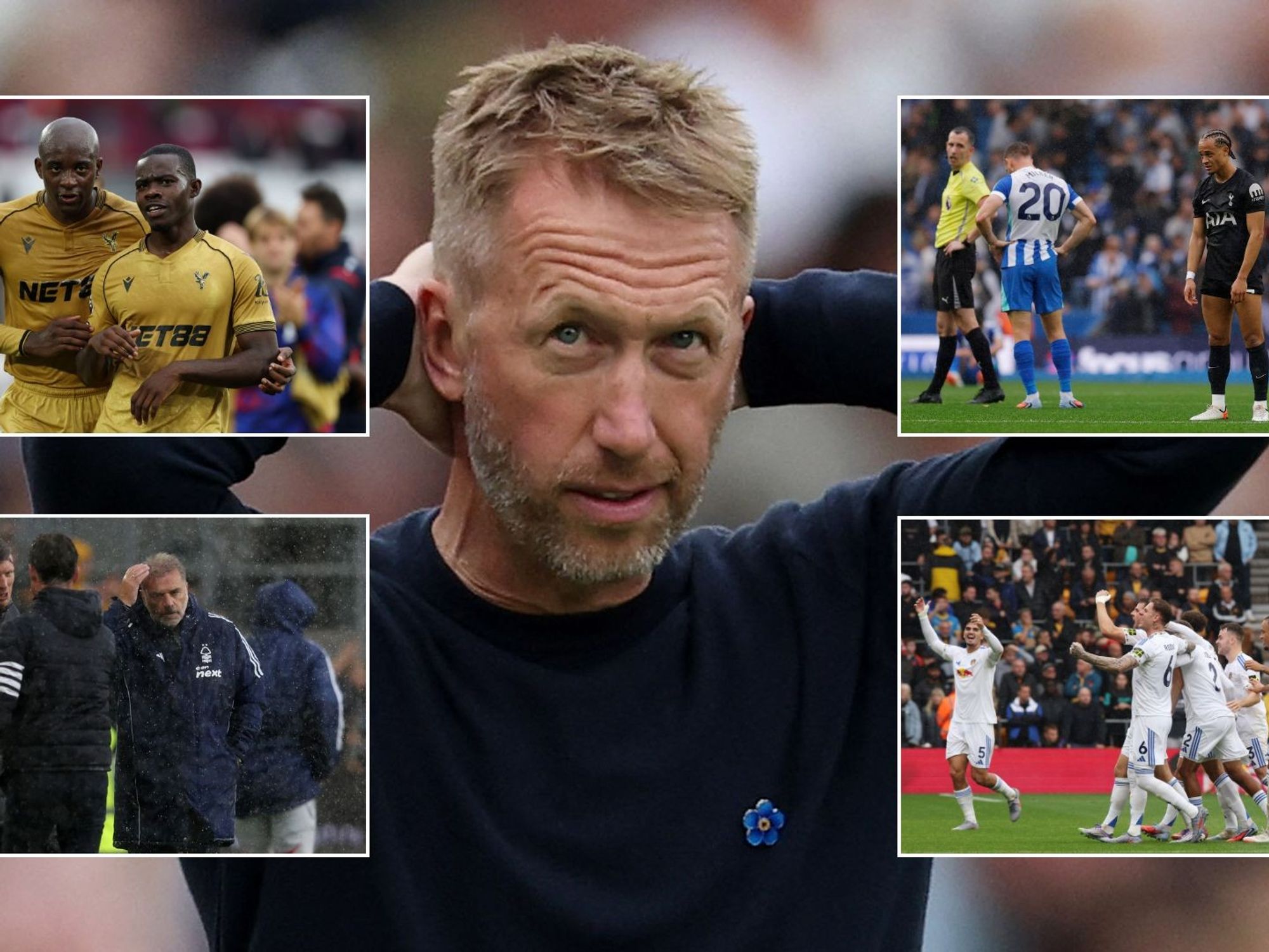 Premier League round-up as Spurs held at Brighton while pressure mounts on Graham Potter