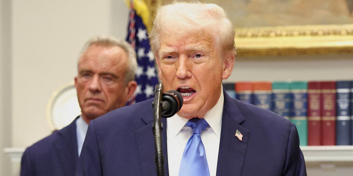 NextImg:'Paracetamol causes autism' says Donald Trump as US wages war on childhood health 'epidemic'