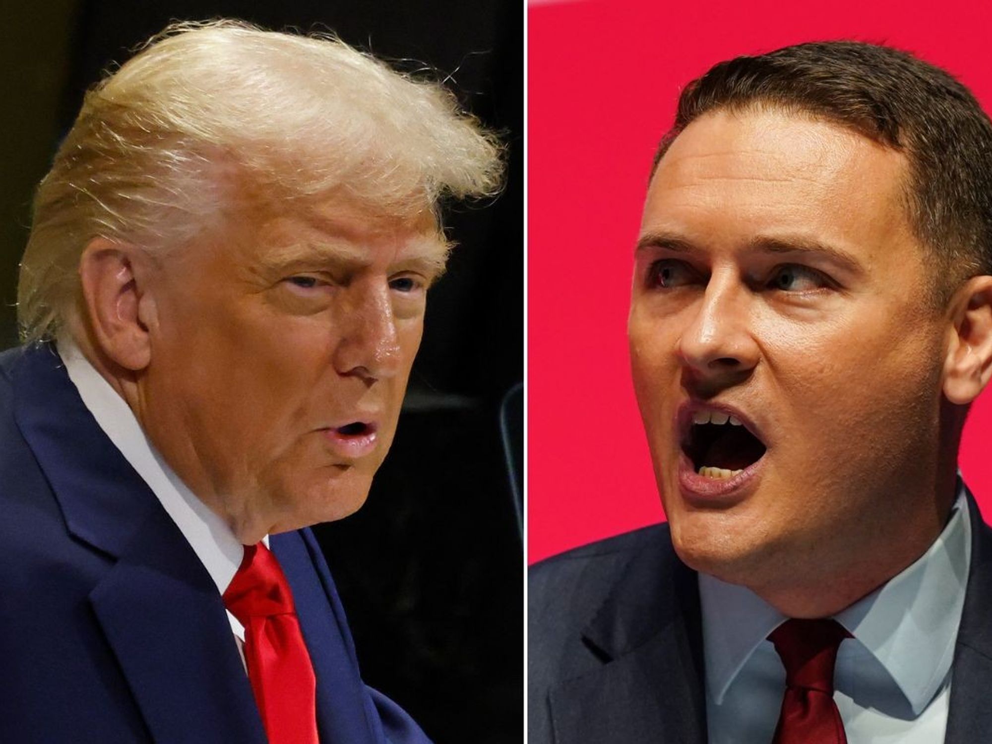 Wes Streeting brutally slaps down Donald Trump and urges Britons to 'ignore whatever he says'