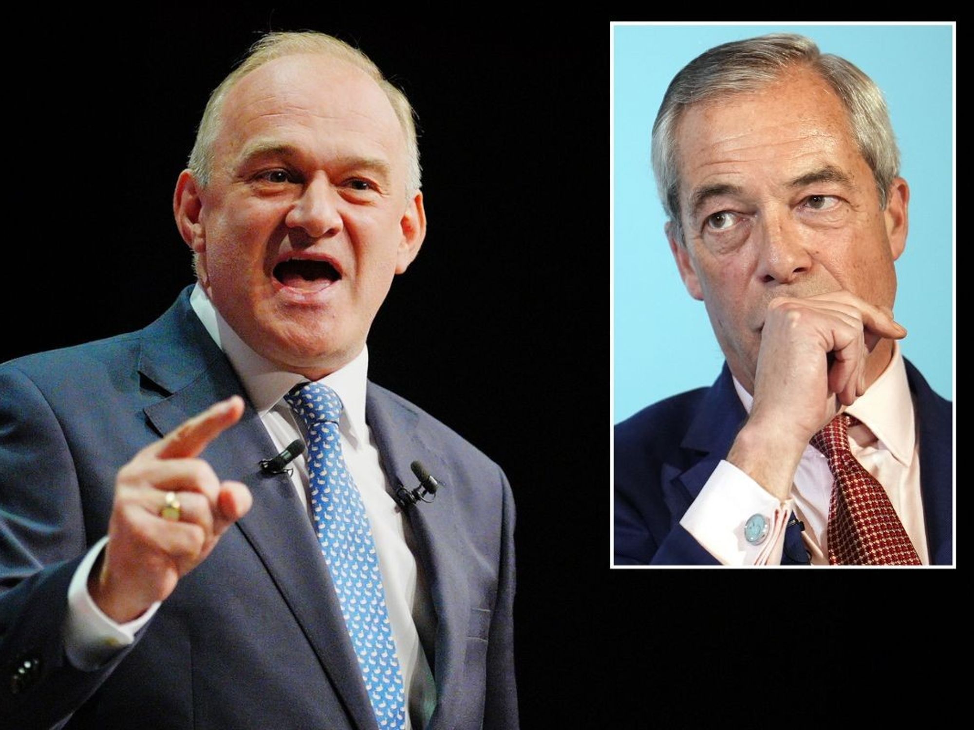 Nigel Farage will roll back gun laws and spark 'mass shooting' drills in schools, warns Ed Davey