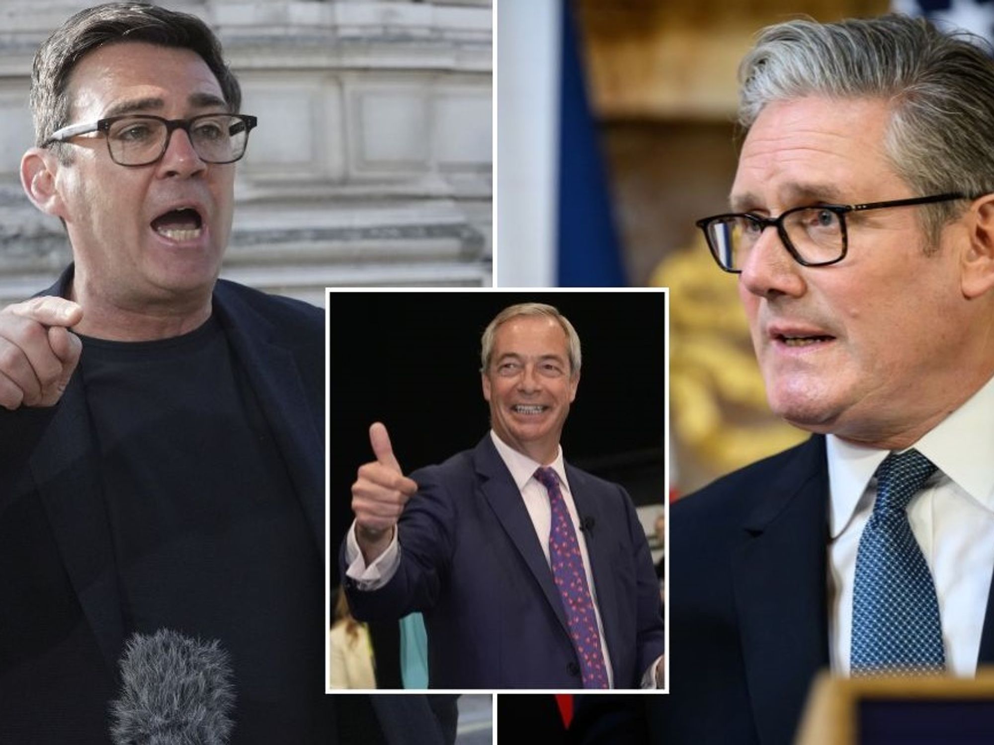 Andy Burnham warns Labour faces 'existential' threat from Nigel Farage as pressure mounts on Keir Starmer