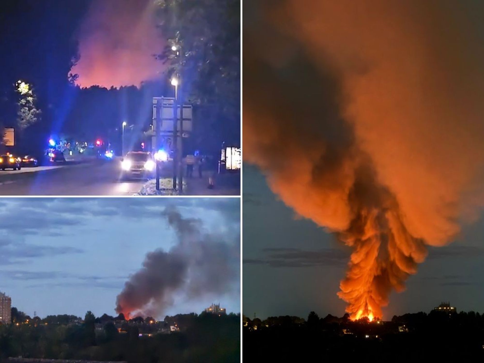 'Serious explosion' leaves homes shaking as emergency services order evacuation