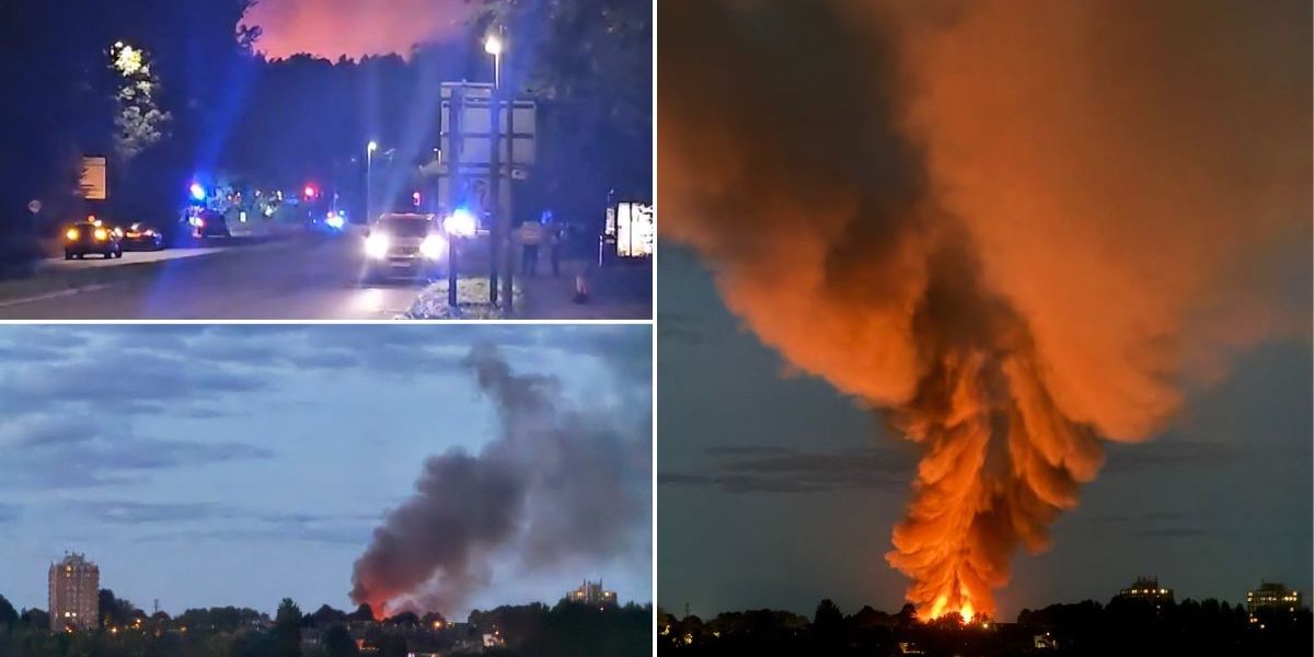 NextImg:'Serious explosion' leaves homes shaking as emergency services order evacuation