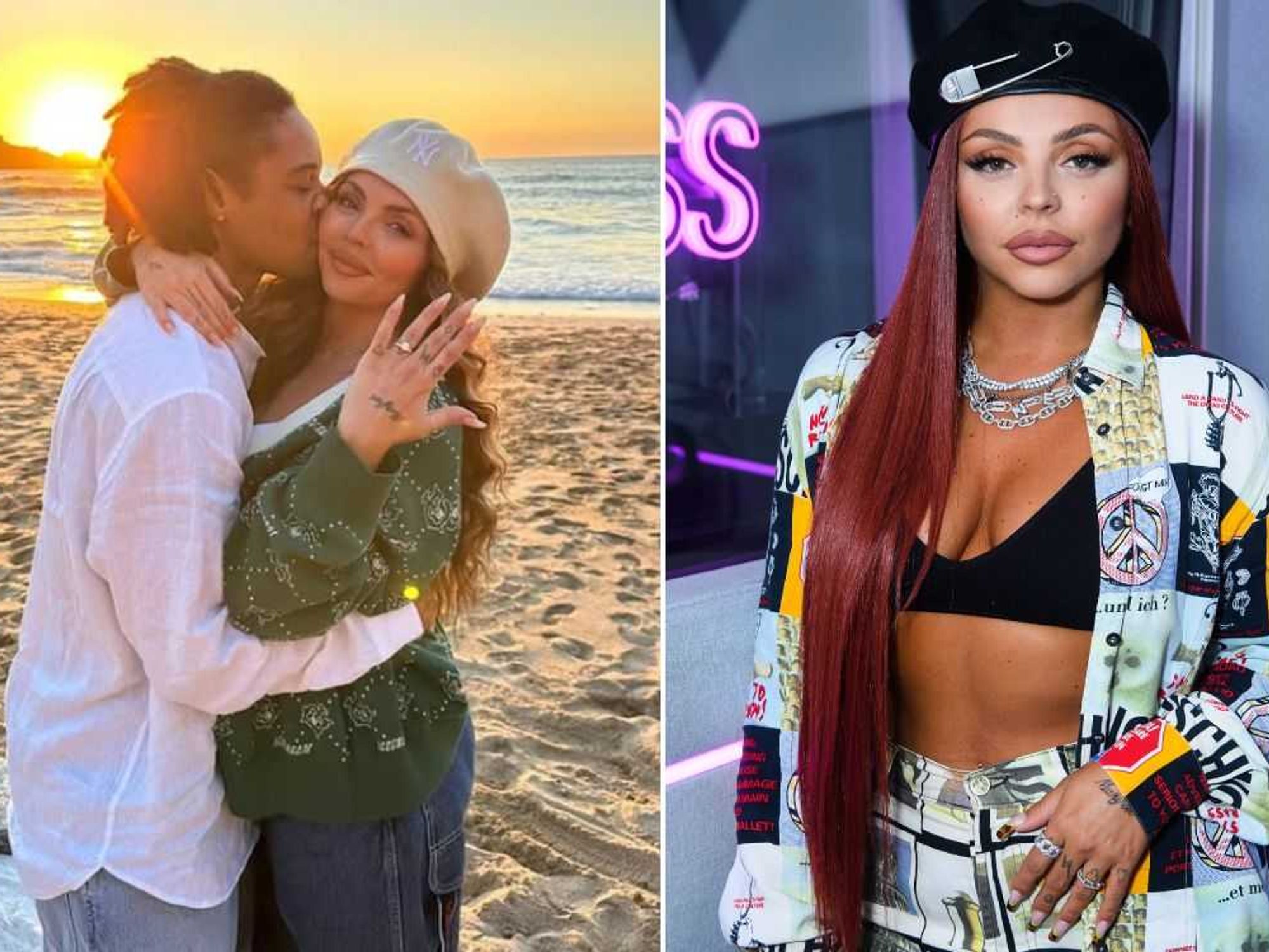 Jesy Nelson flooded with support as she announces engagement news months after Little Mix star we...