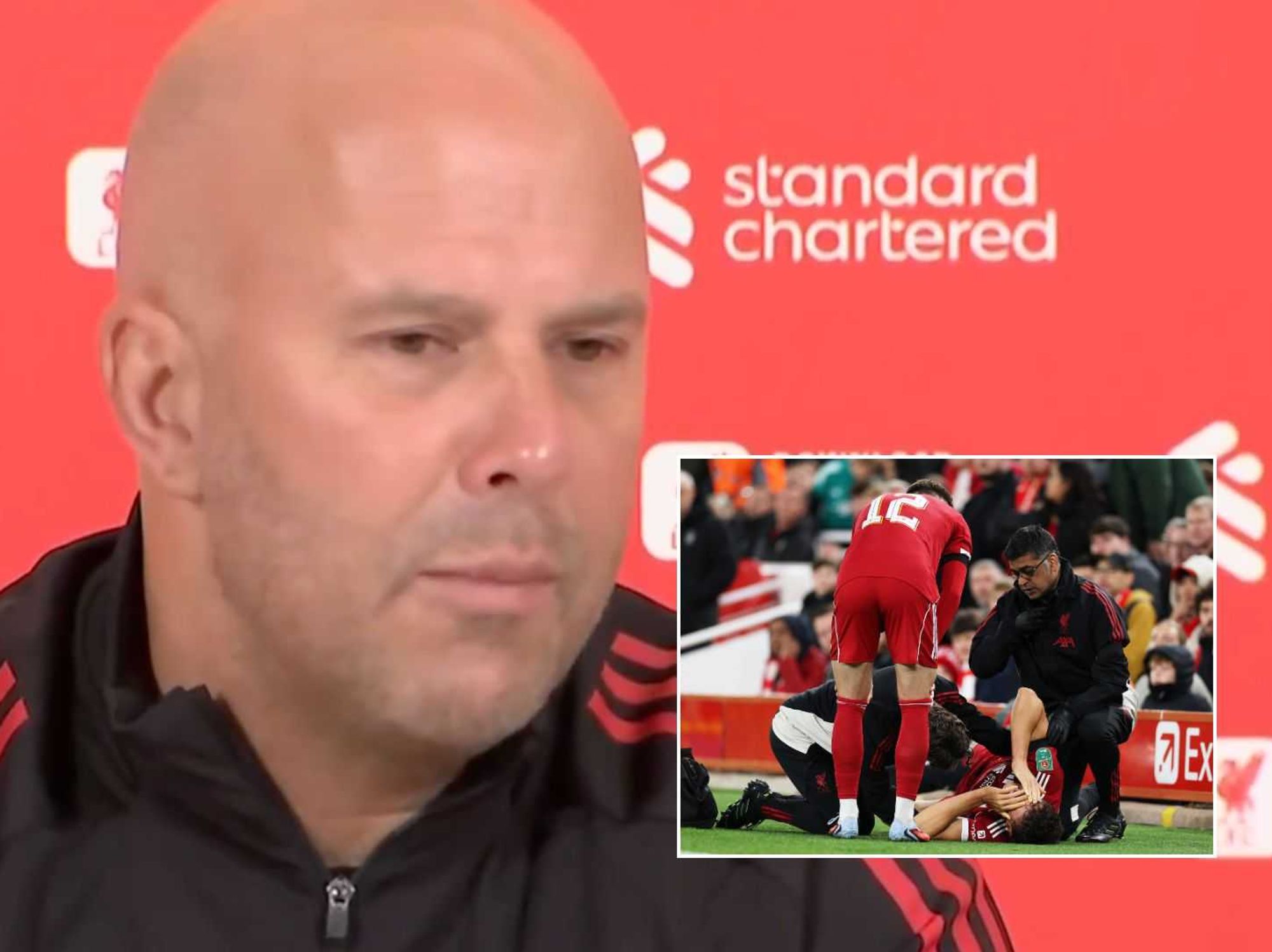 Arne Slot provides heartbreaking update on injured Liverpool star who faces A YEAR on the sidelines