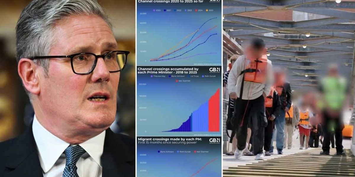 Keir Starmer’s migrant deal EXPOSED as GB News reveals ‘7,000-in, seven-out’ surge in Channel crossings Keir Starmer’s migrant deal EXPOSED as GB News reveals ‘7,000-in, seven-out’ surge in Channel crossings