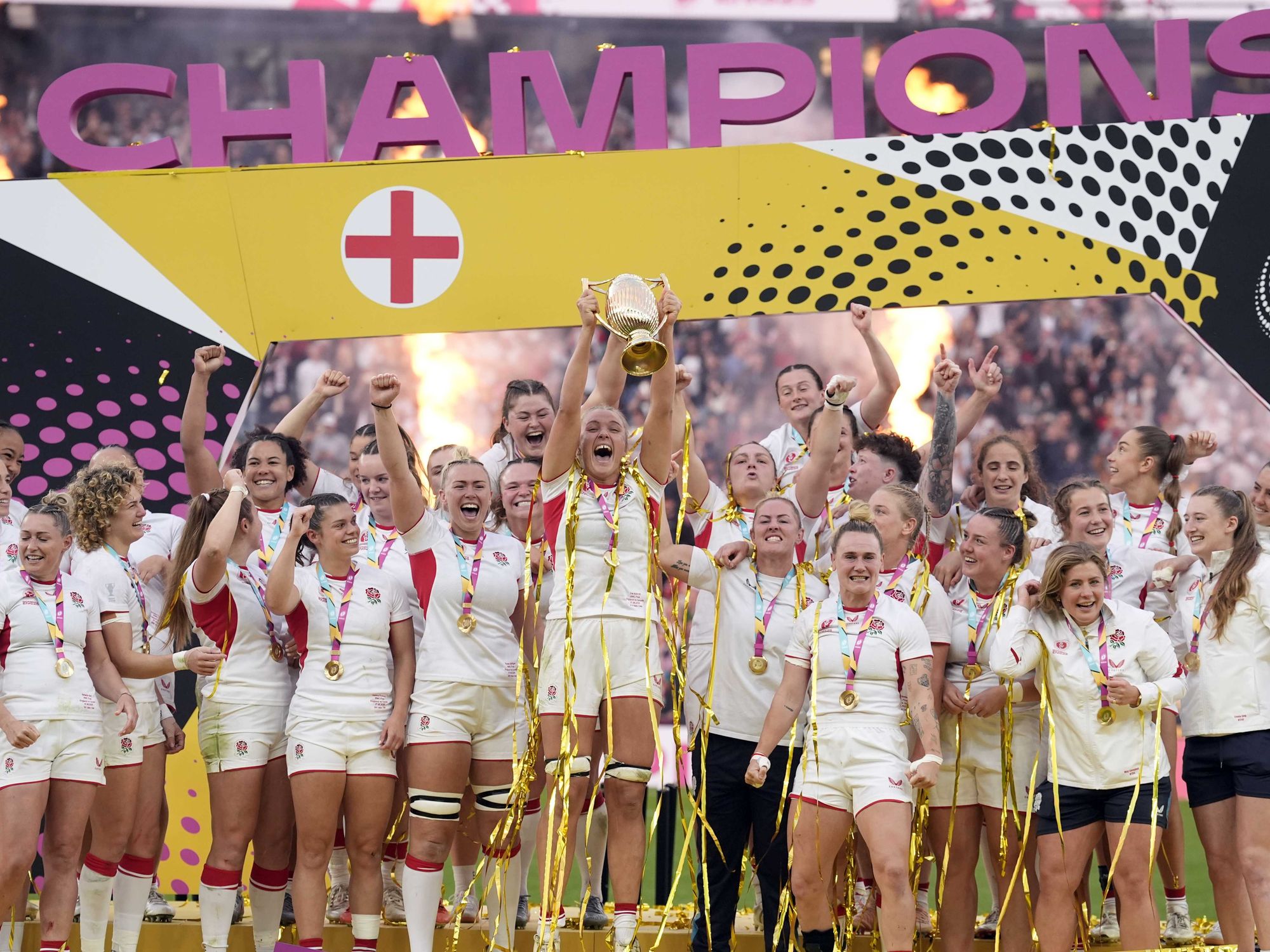 England produce masterclass to win Women's Rugby World Cup on home soil