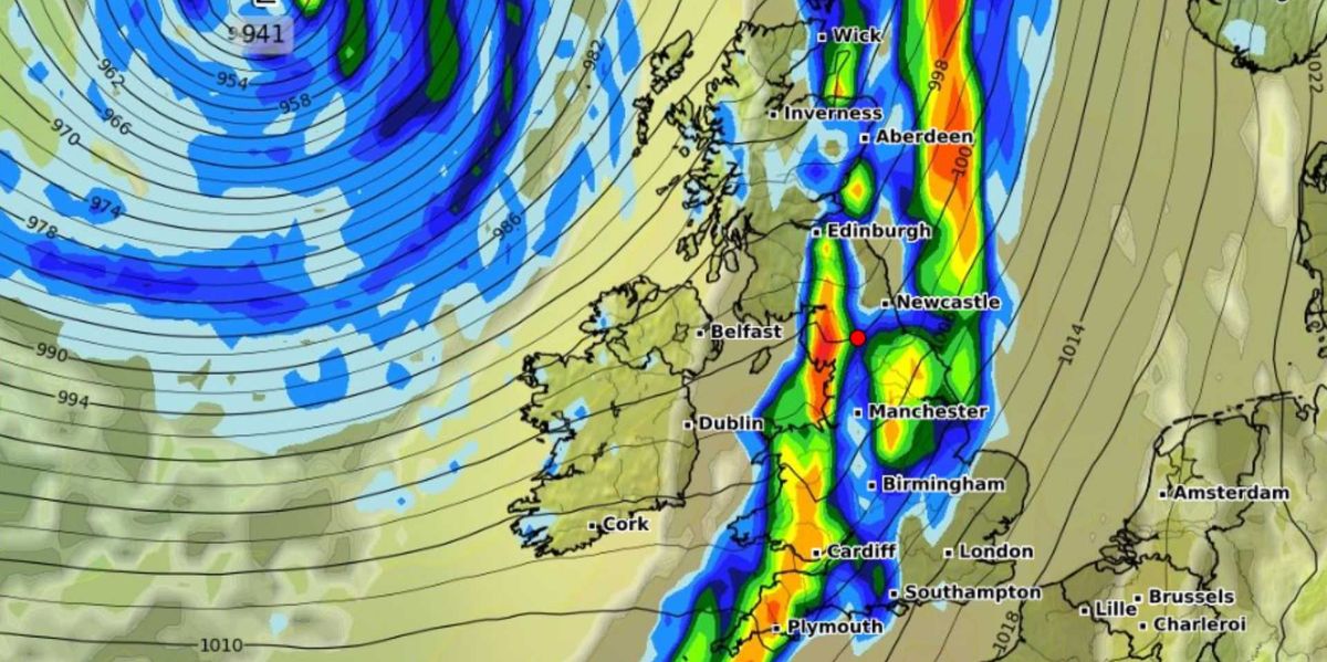 UK weather: Britain to be bashed by rain and strong winds as aftermath of Hurricane Humberto makes way across Atlantic