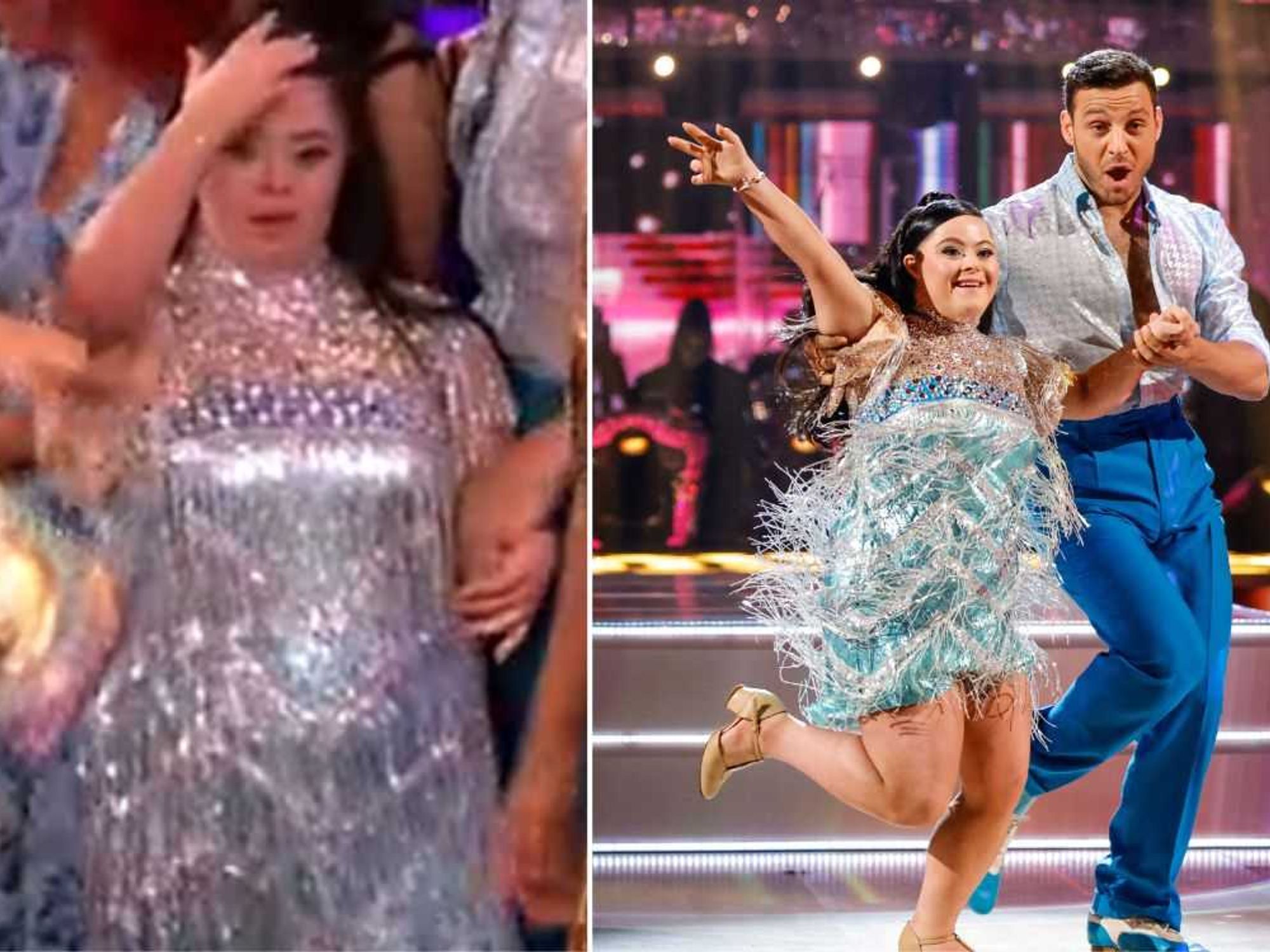 Ellie Goldstein speaks out after sparking concern as BBC Strictly fans spot 'agitated' moment wit...