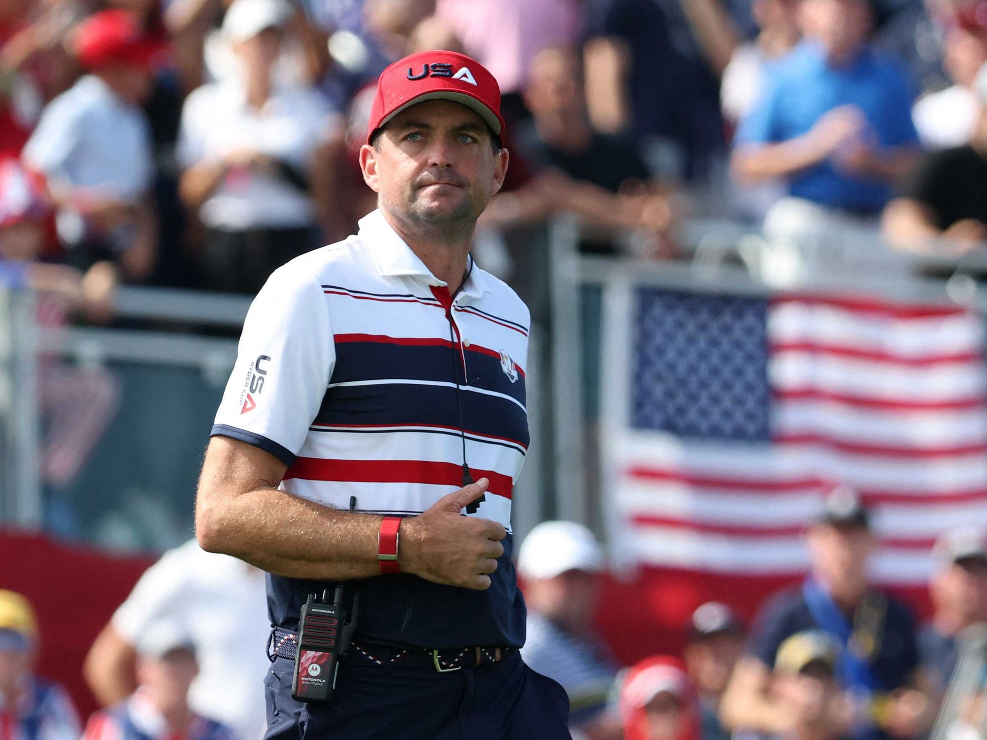 Keegan Bradley questions 'strange' Ryder Cup rule as Bethpage Black drama continues