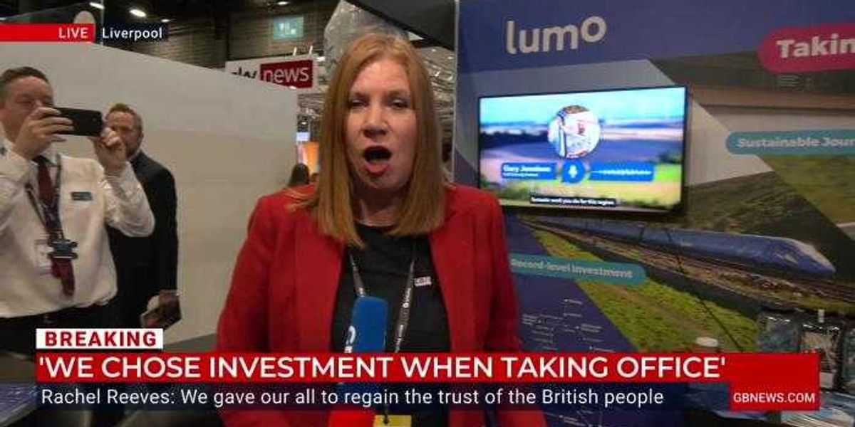 NextImg:WATCH: Katherine Forster tests out train driver simulator at Labour Party conference