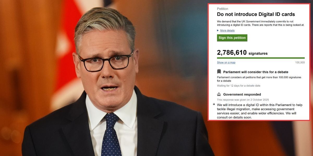 Keir Starmer shuts down calls to stop introduction of Digital ID after 2.7million Britons fight back against plan Keir Starmer shuts down calls to stop introduction of Digital ID after 2.7million Britons fight back against plan
