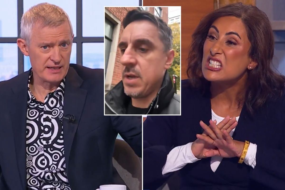 Channel 5 Vine fury as guest leaps to Gary Neville defence amid 'angry white men' row: 'Patriotism has NOTHING to do with racism!'