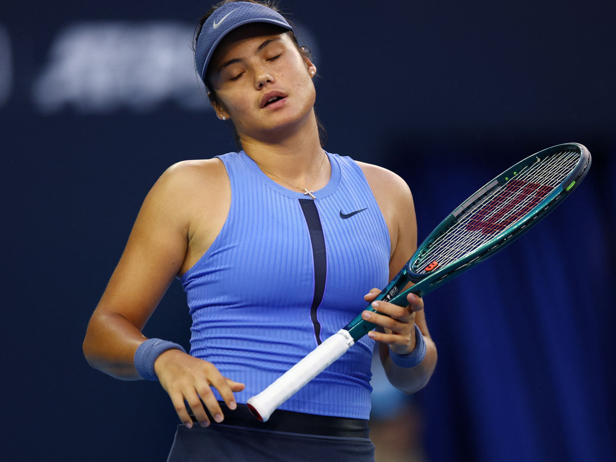 Emma Raducanu withdraws from Wuhan Open match after needing help from medics and having pulse checked