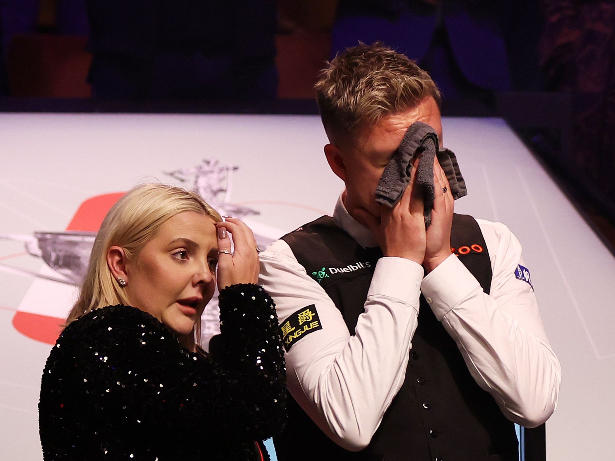 Kyren Wilson reveals details of wife's health battle as snooker star admits to 'torrid time off t...