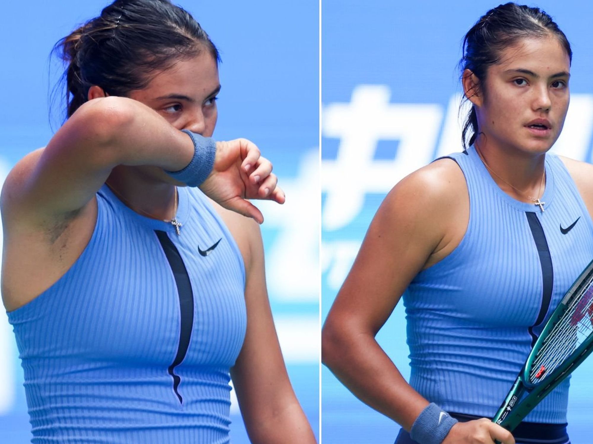 Tennis 'is at breaking point' after Emma Raducanu felt dizzy, needed doctor and withdrew from Wuhan Open