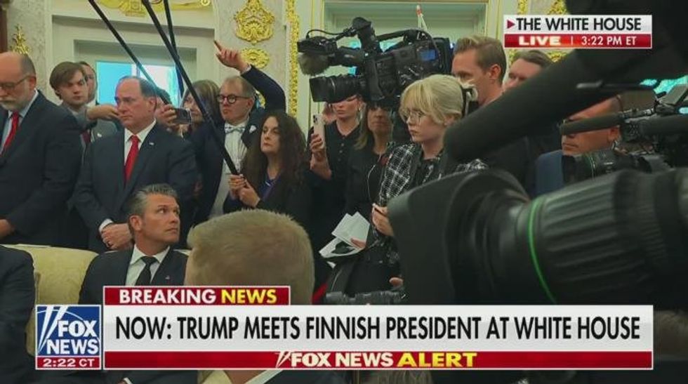 WATCH: Finland President ducks Nobel Peace Prize question while sitting next to Donald Trump in toe-curling moment