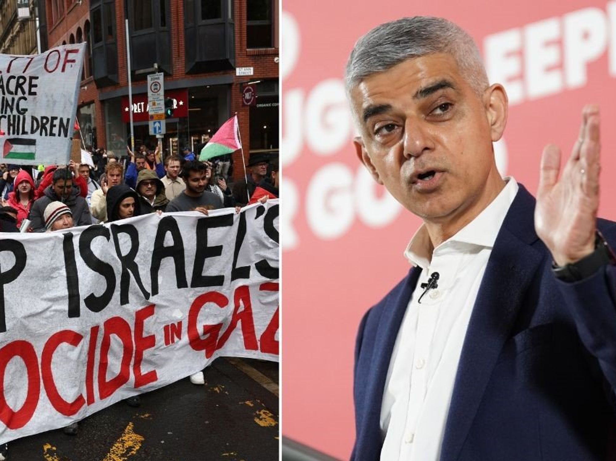 Sadiq Khan sparks Palestine protest row after claiming 'from river to sea' chant is not antisemitic