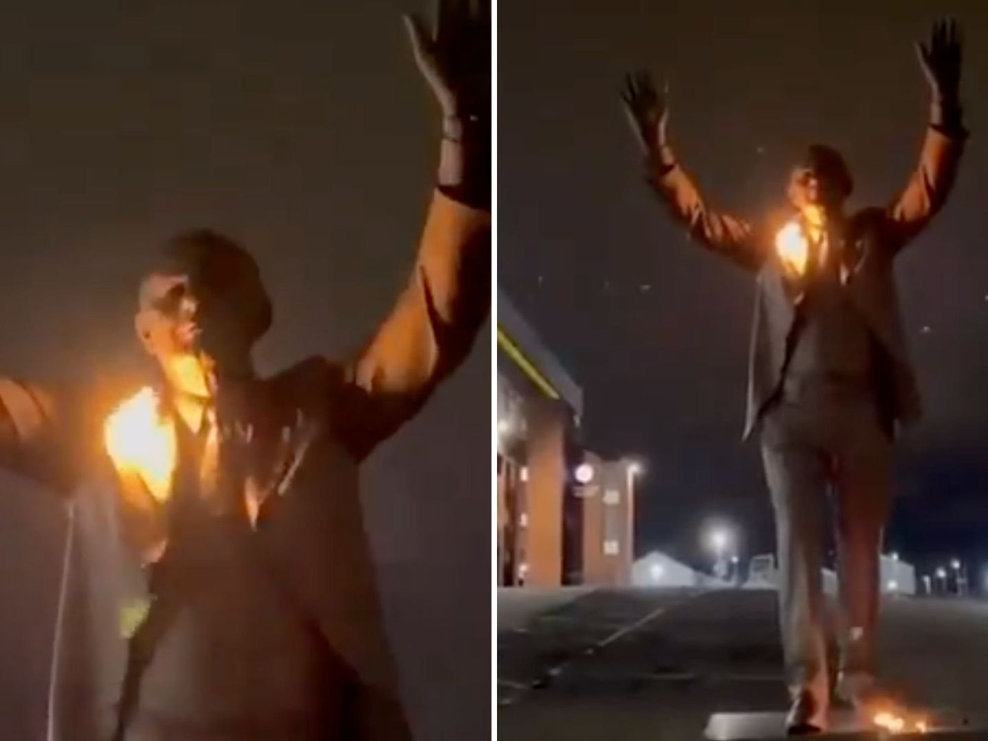 Rangers condemn 'shameful' fire attack outside Ibrox as police launch investigation