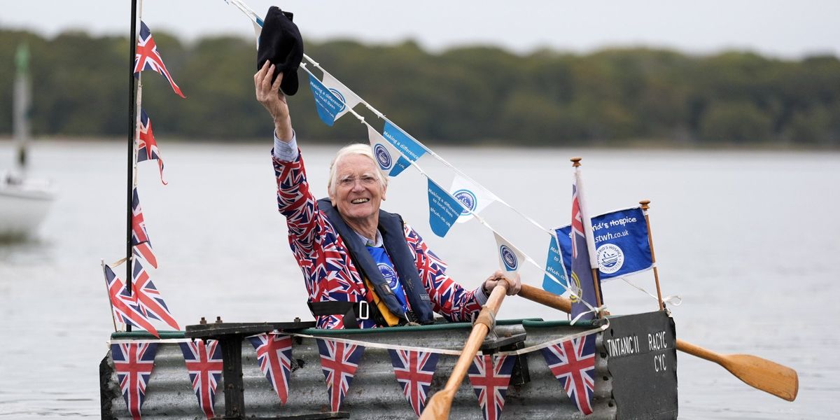 Army veteran raises £90,000 for charity after rowing 500 miles in homemade corrugated iron boat Army veteran raises £90,000 for charity after rowing 500 miles in homemade corrugated iron boat