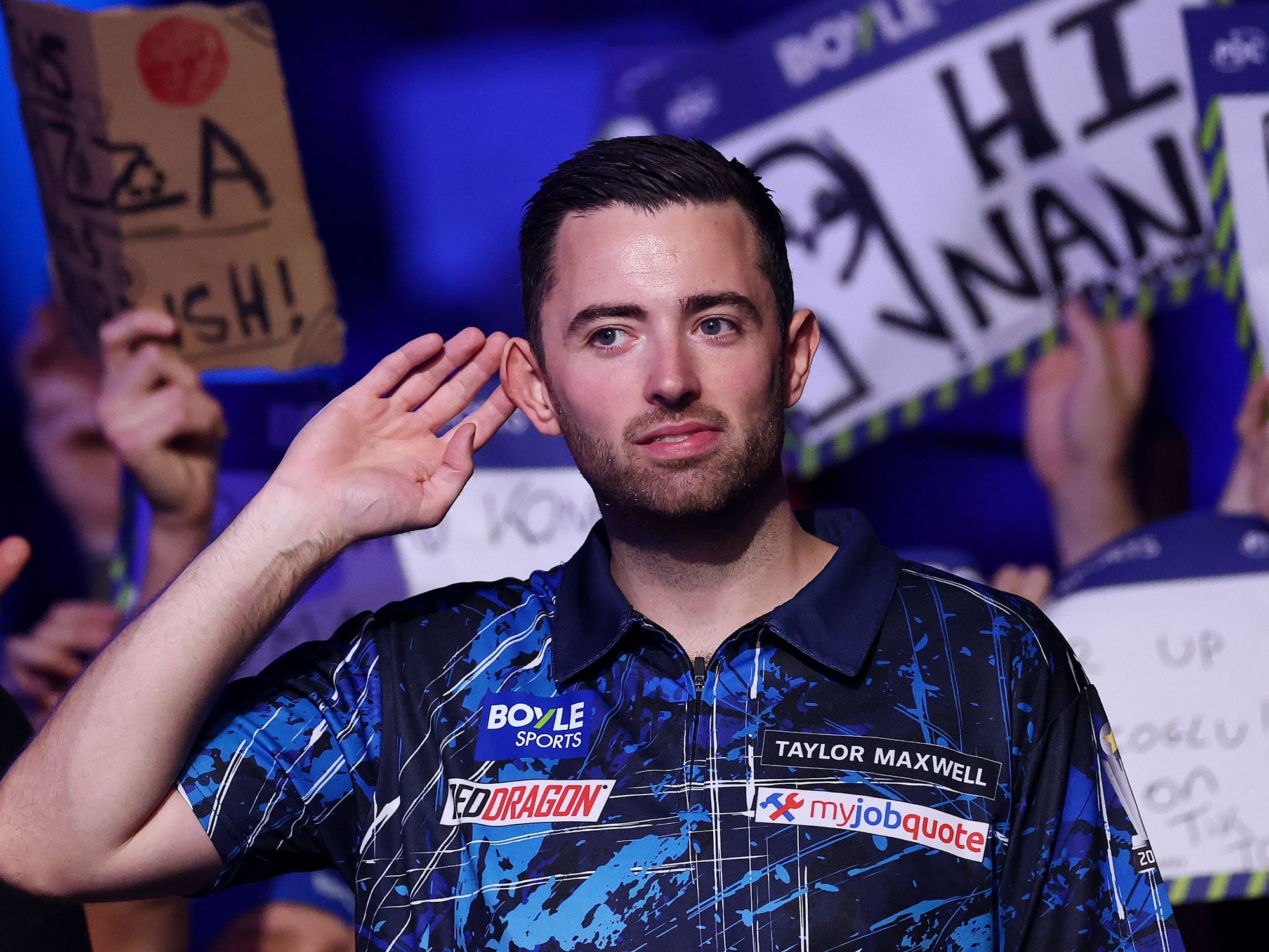 Luke Humphries rages 'they do it on purpose' as darts star blasts Sky Sports after World Grand Prix win