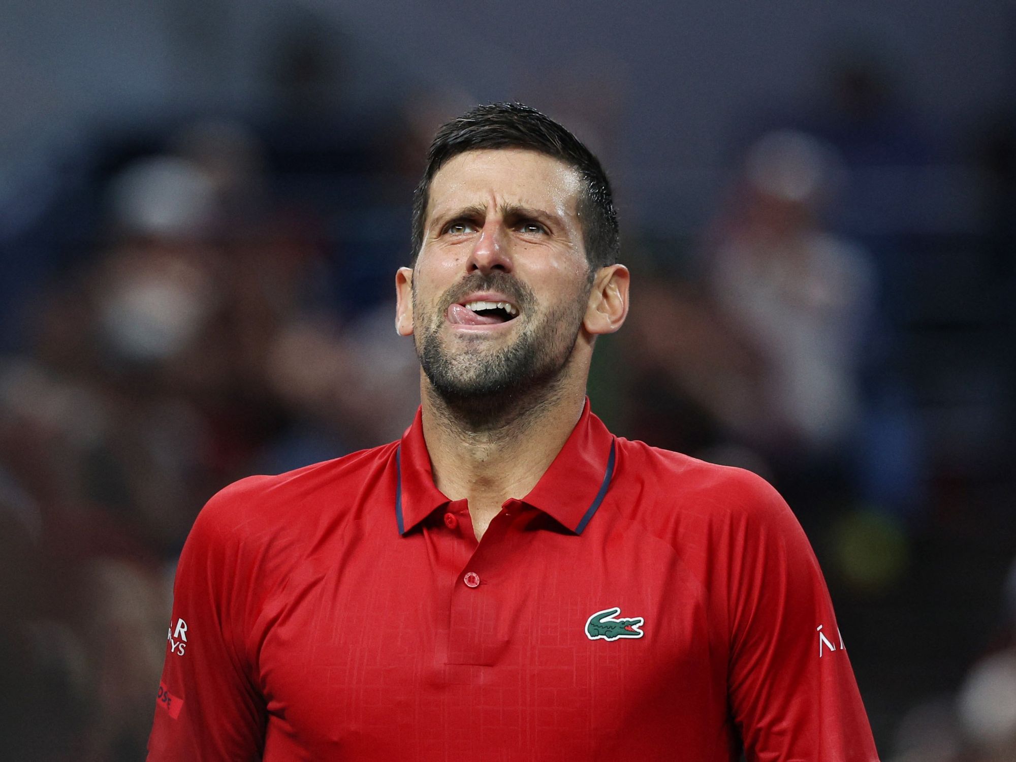 Novak Djokovic, 38, snubs questions after losing to world No 204 at Shanghai Masters