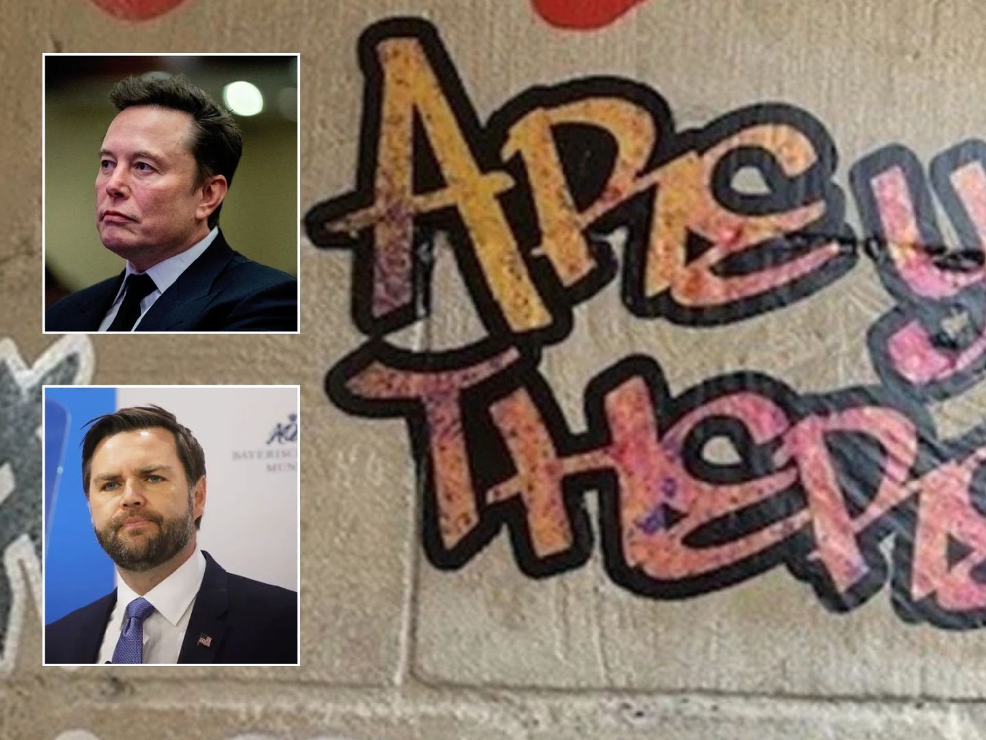 Elon Musk and JD Vance lead outrage over 'sacrilegious' graffiti art installation at Canterbury Cathedral