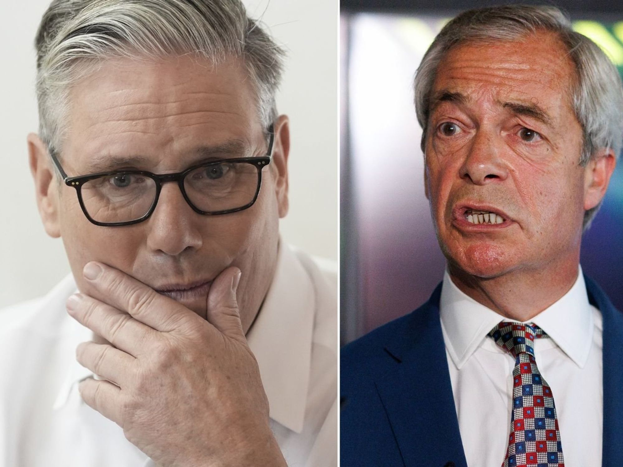 Keir Starmer branded 'hypocrite-in-chief' by Richard Tice after blaming Nigel Farage for tax rises